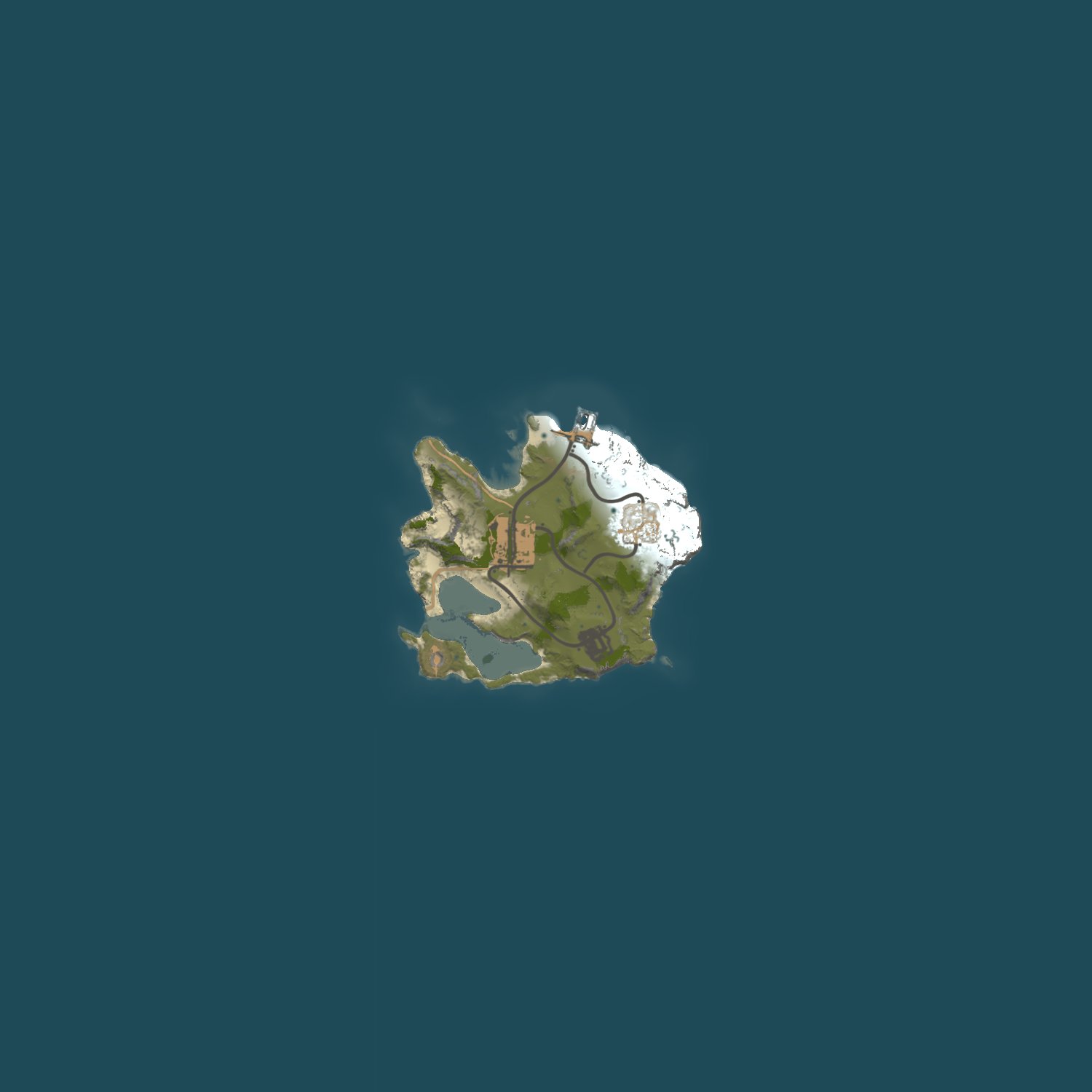 Map for RUSTX [x10 | SOLO/DUO MAX2 | SMALL MAP] Wipe 25.06