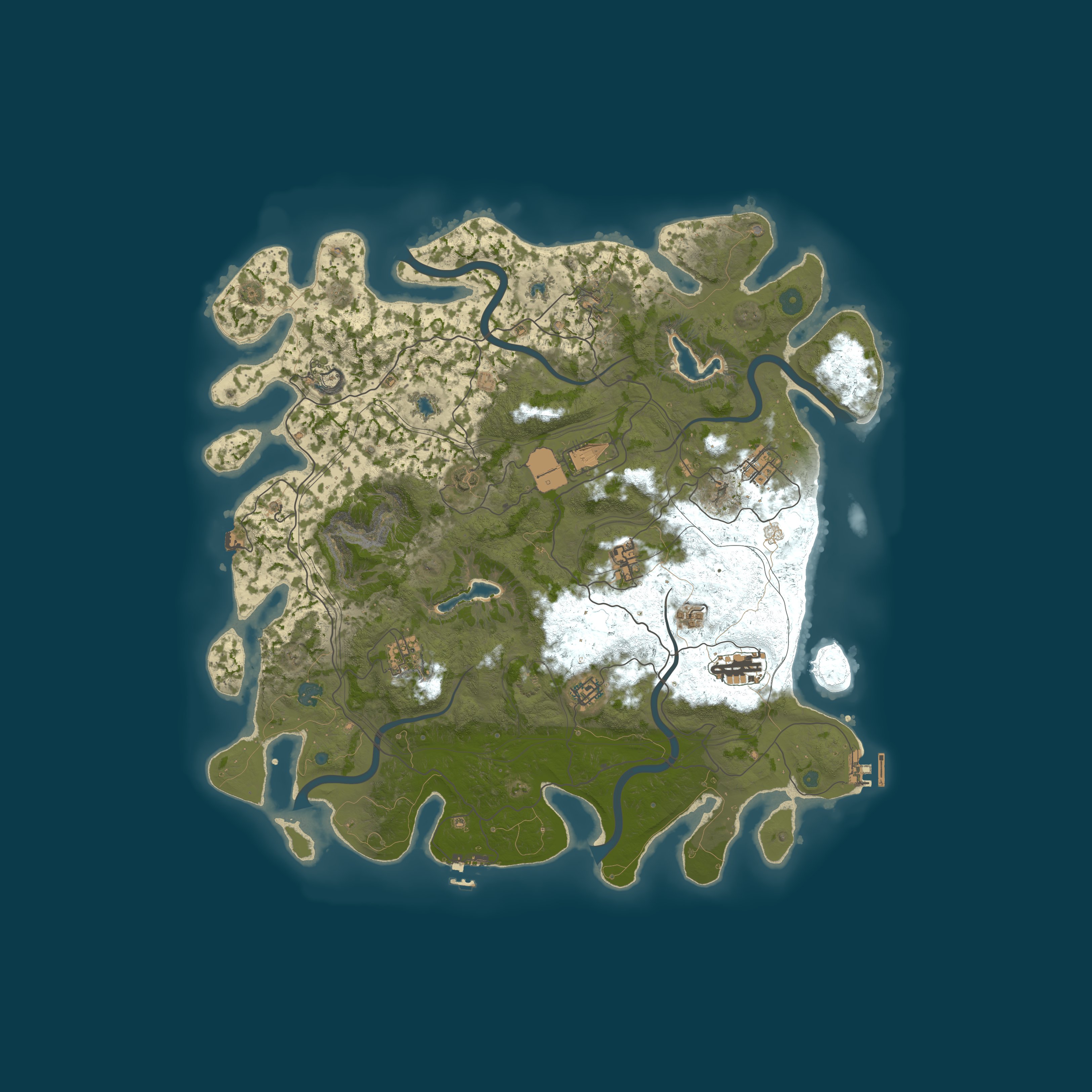 Map for Without A Paddle PvE