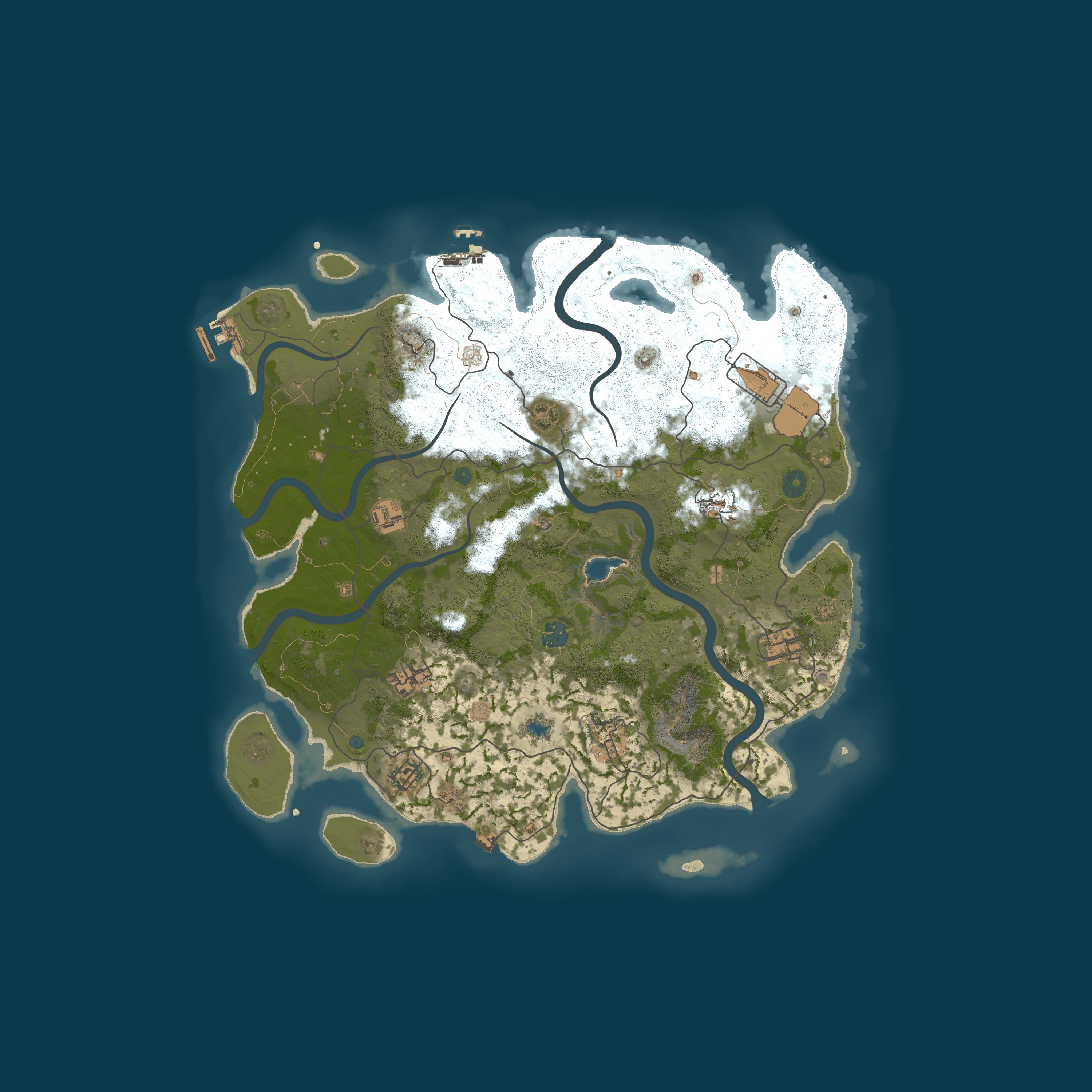 Rust map 4000/7689