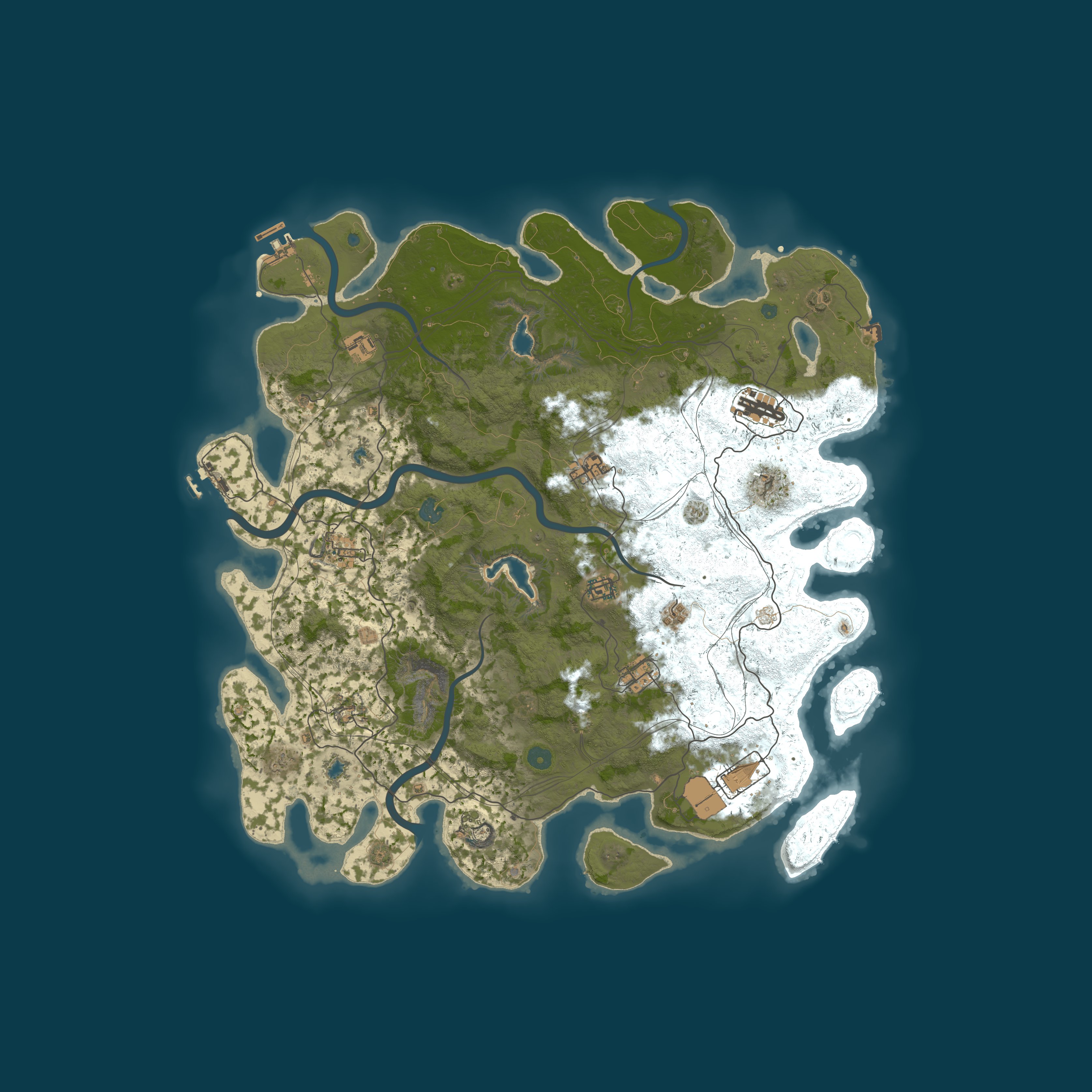 Map for Coolitos PvE Zombies and Free Helis - Noob Friendly Low Decay/U