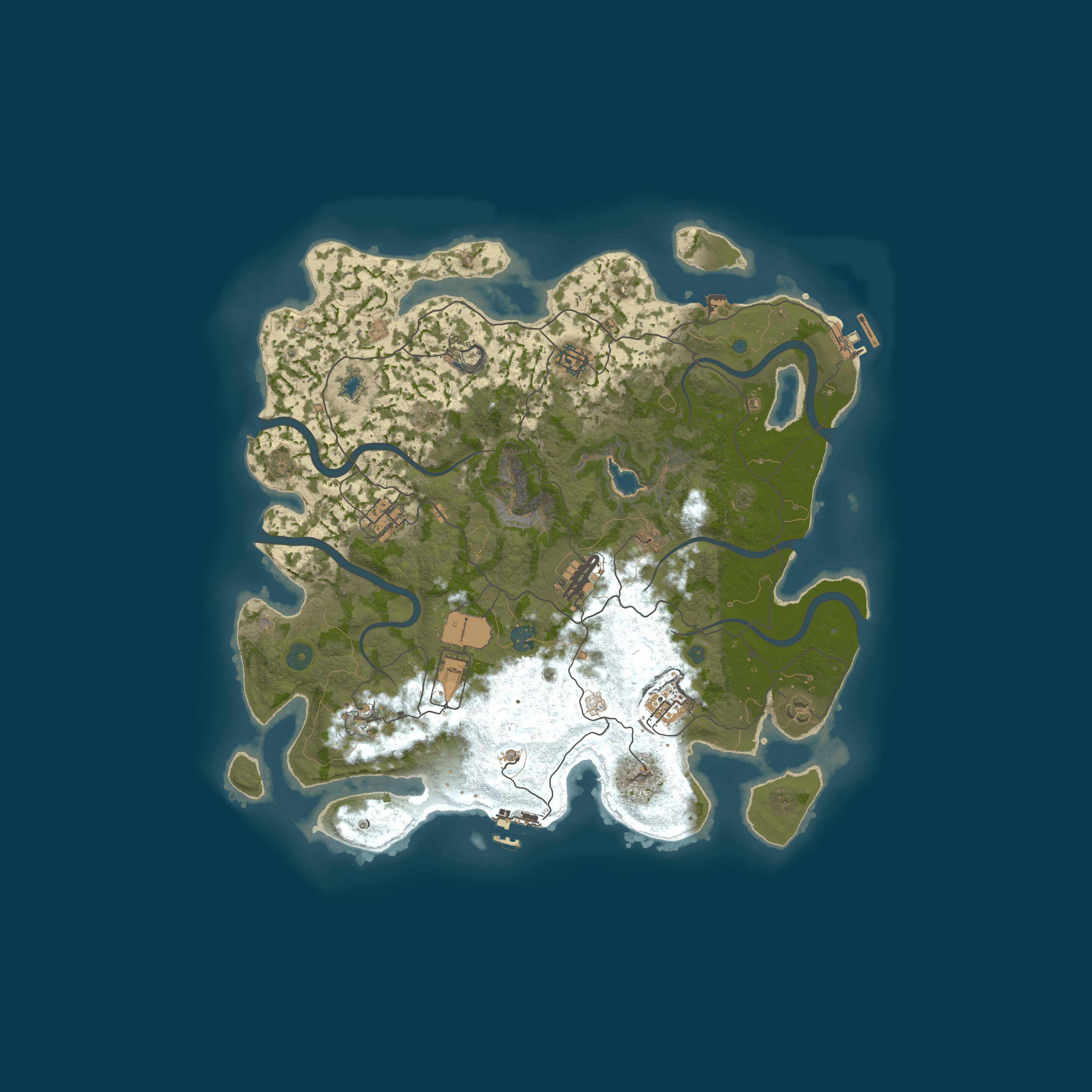 Map for Bears Gaming  | PvE | Monthly Wipe | NA