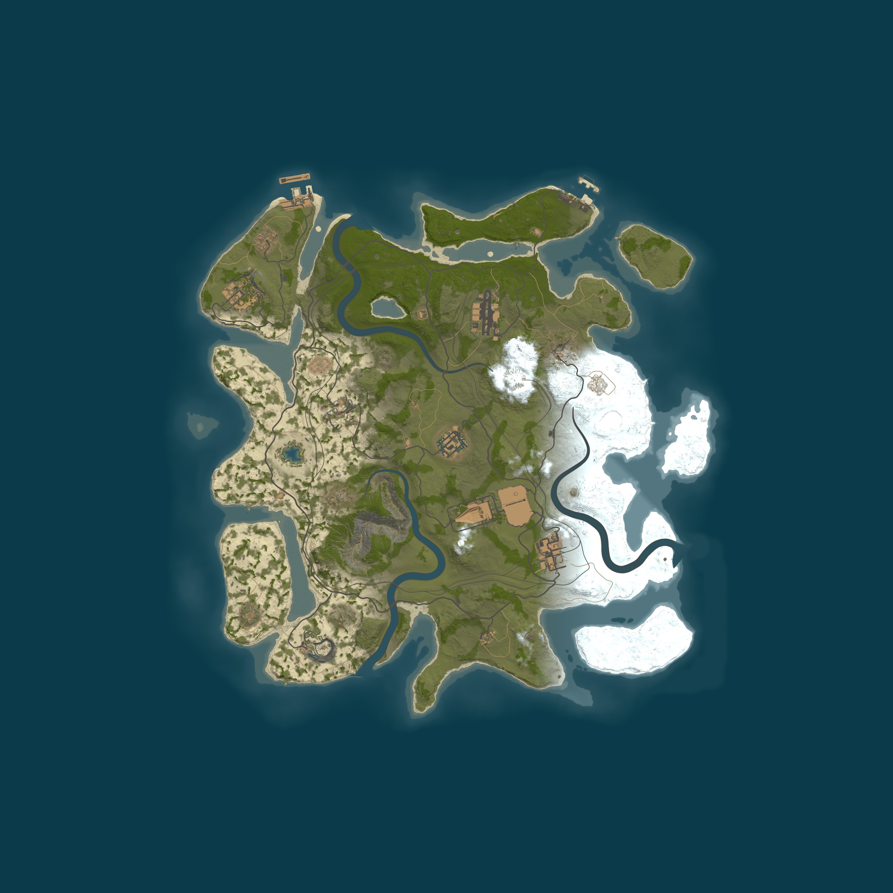 Map for No Rules - EU 100X [No BPs | MyMini | PvP | Shop | Loot+]