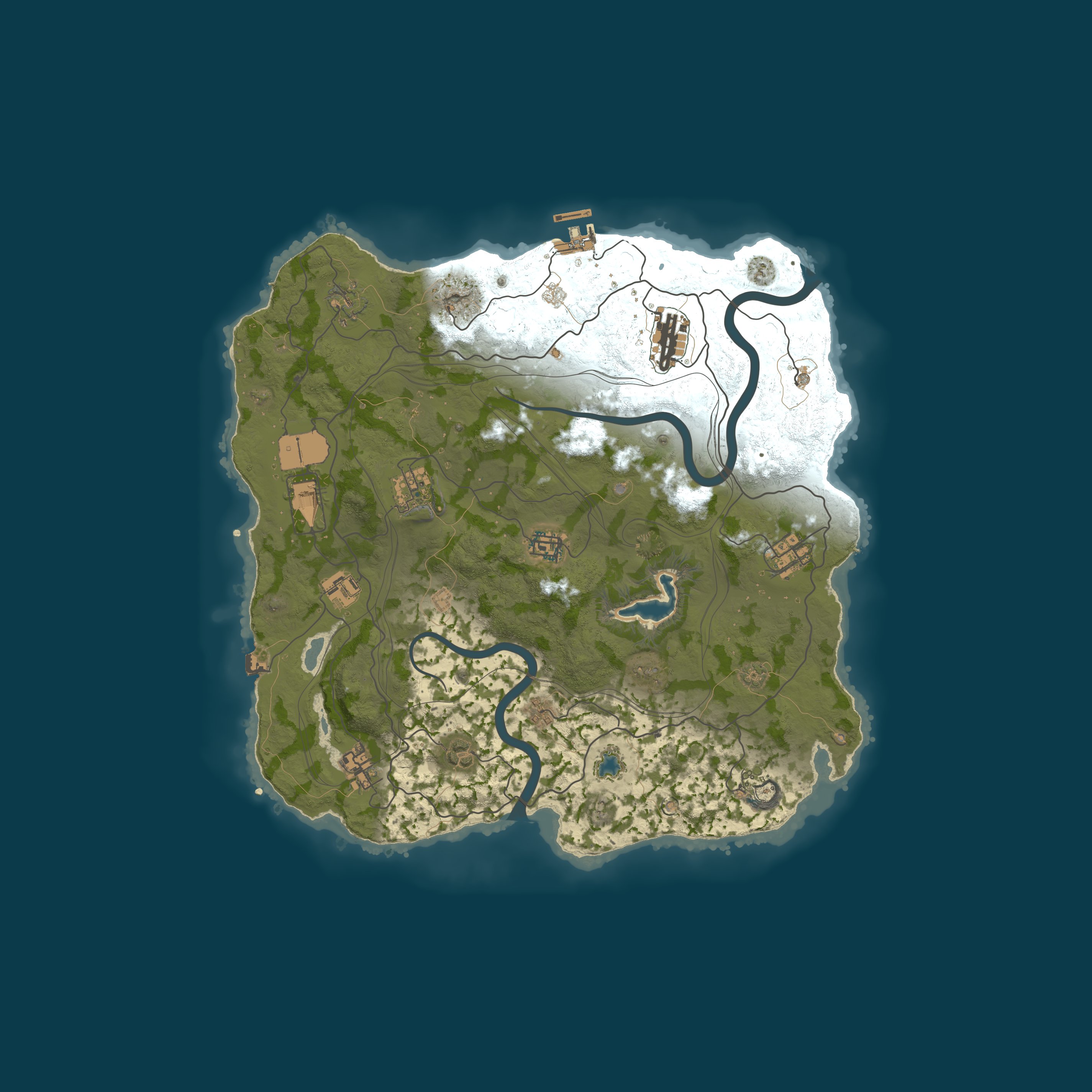 Rust map 3700/1337