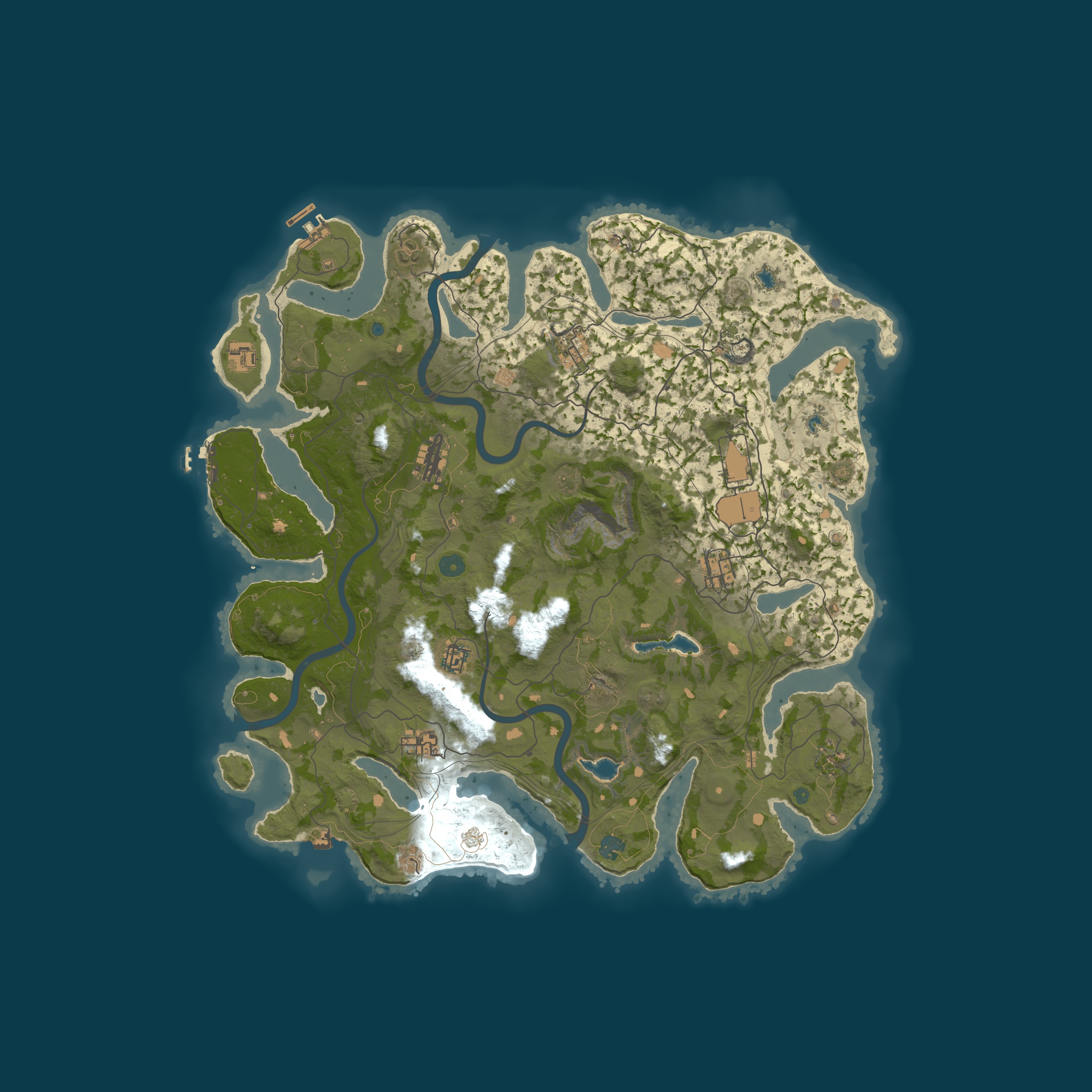Map for RAG | PVE | Legendary Drops | Custom Weapons | Skills | Events+