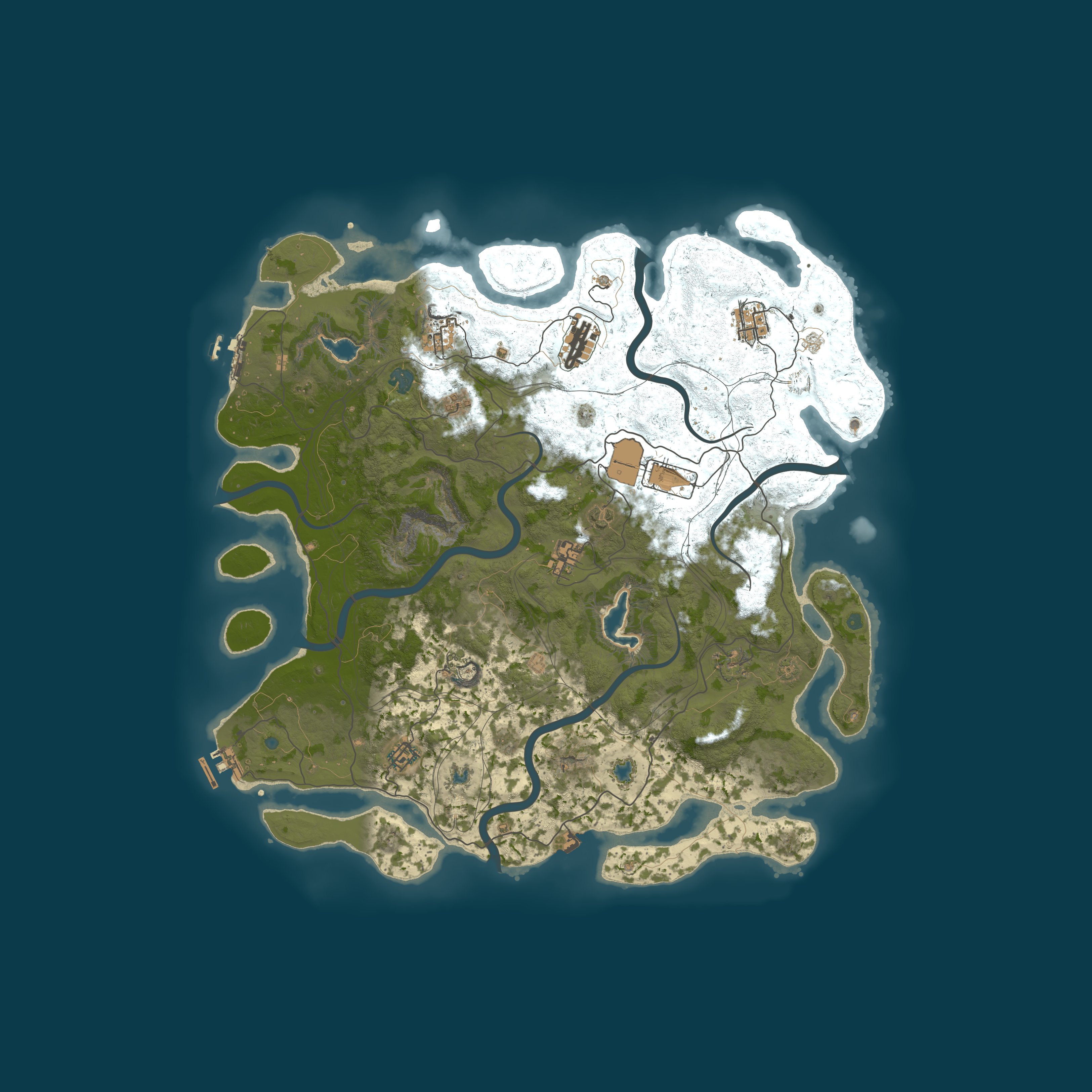 Map for [HZN.GG] - NO KOS|RAIDABLE BASES|NO DECAY