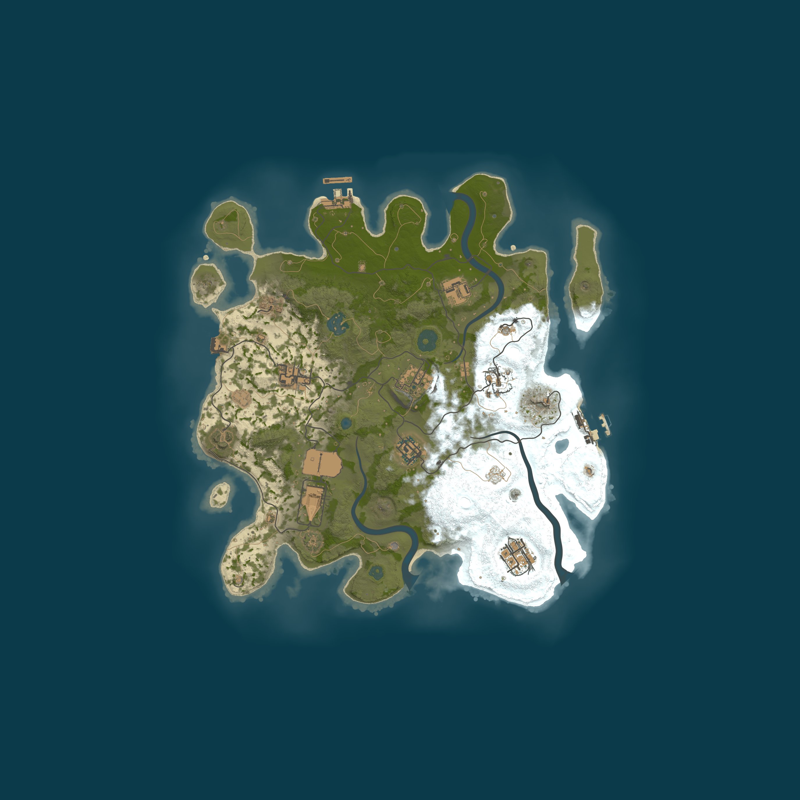 Map for MICH 420 No KOS|Solo/Duo/Trio/Quad|50%Upkeep|NoobFriendly|Rust+