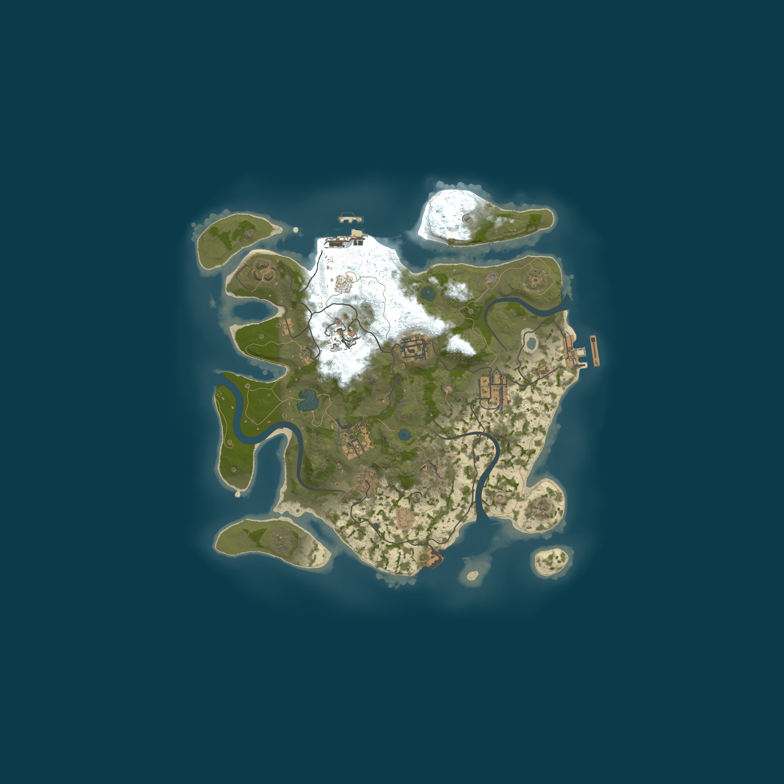 Procedural Map, size 3000, seed 20880