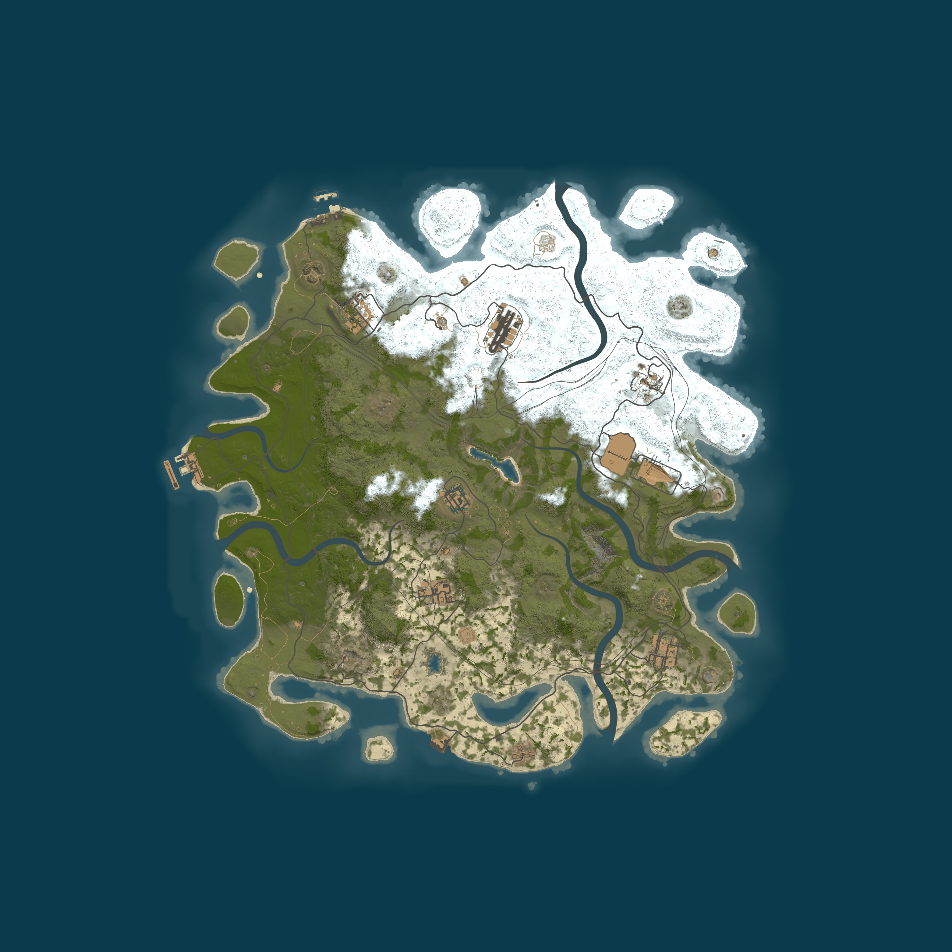 Map for Rusthaven.gg | 2x MAIN | MONTHLY WIPE | FREE VIP: 26 LEFT | NA