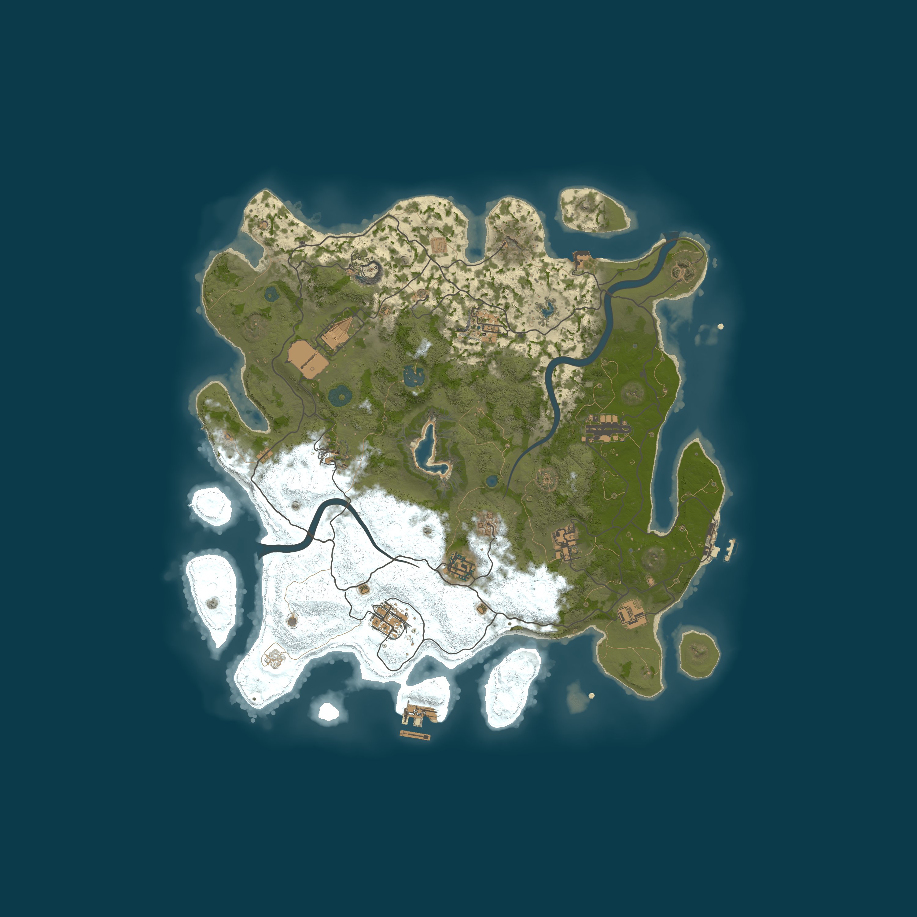 Procedural Map, size 4000, seed 2114500114