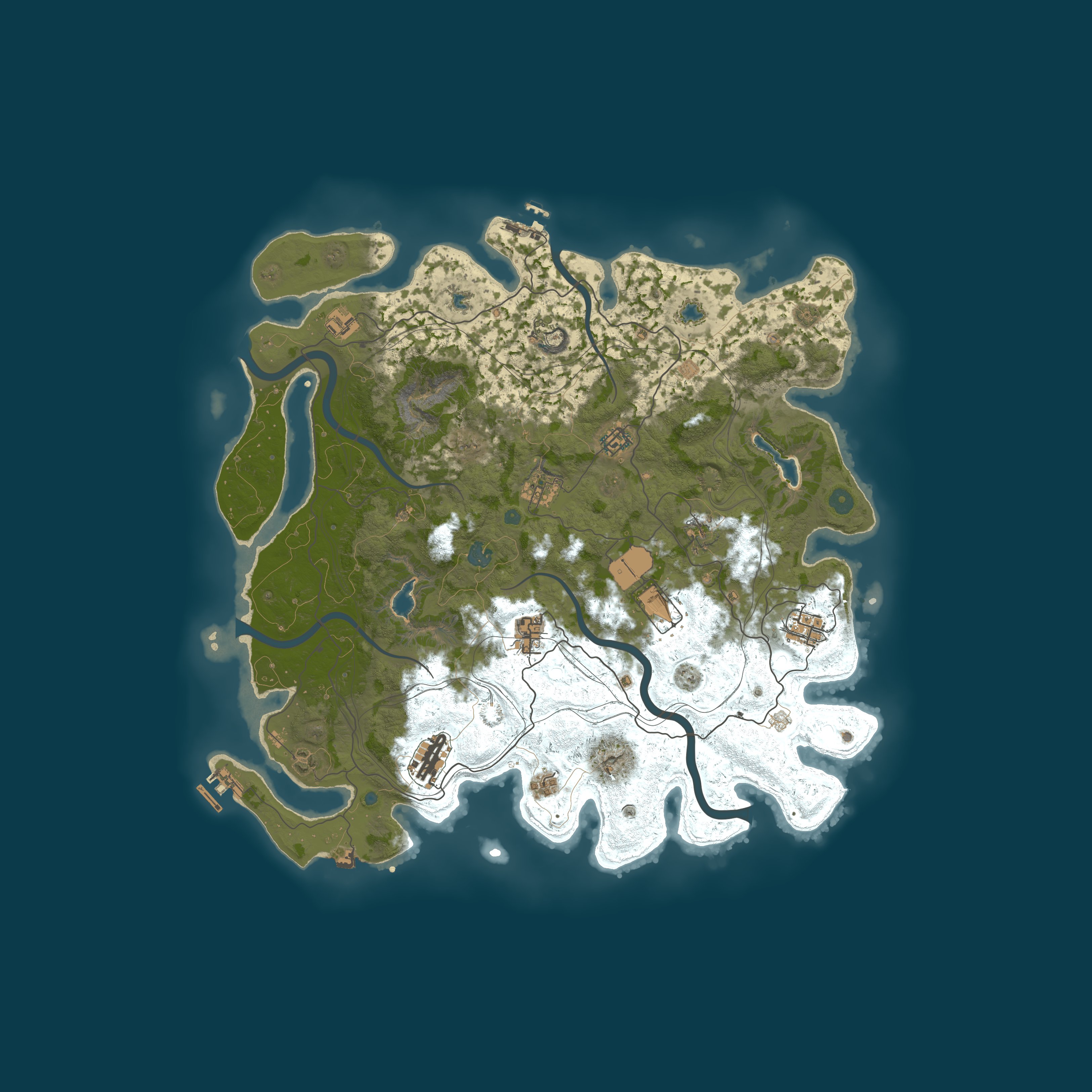 Map for US | Rust in Ruins 2x | Monthly Main | Modded QoL+ | JUST WIPED