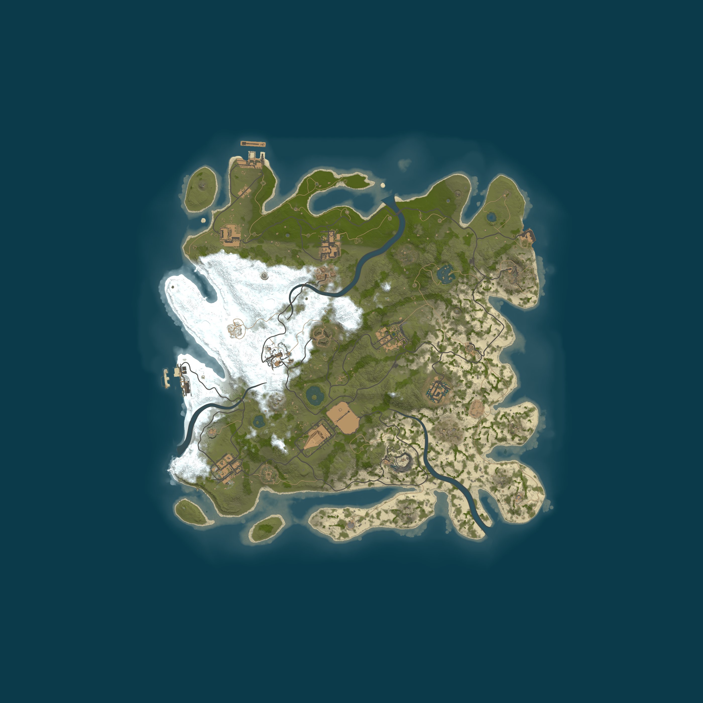 Map for FIRE RUST #2 / ДЛЯ НОВИЧКОВ / РОССИЯ X2 13.08