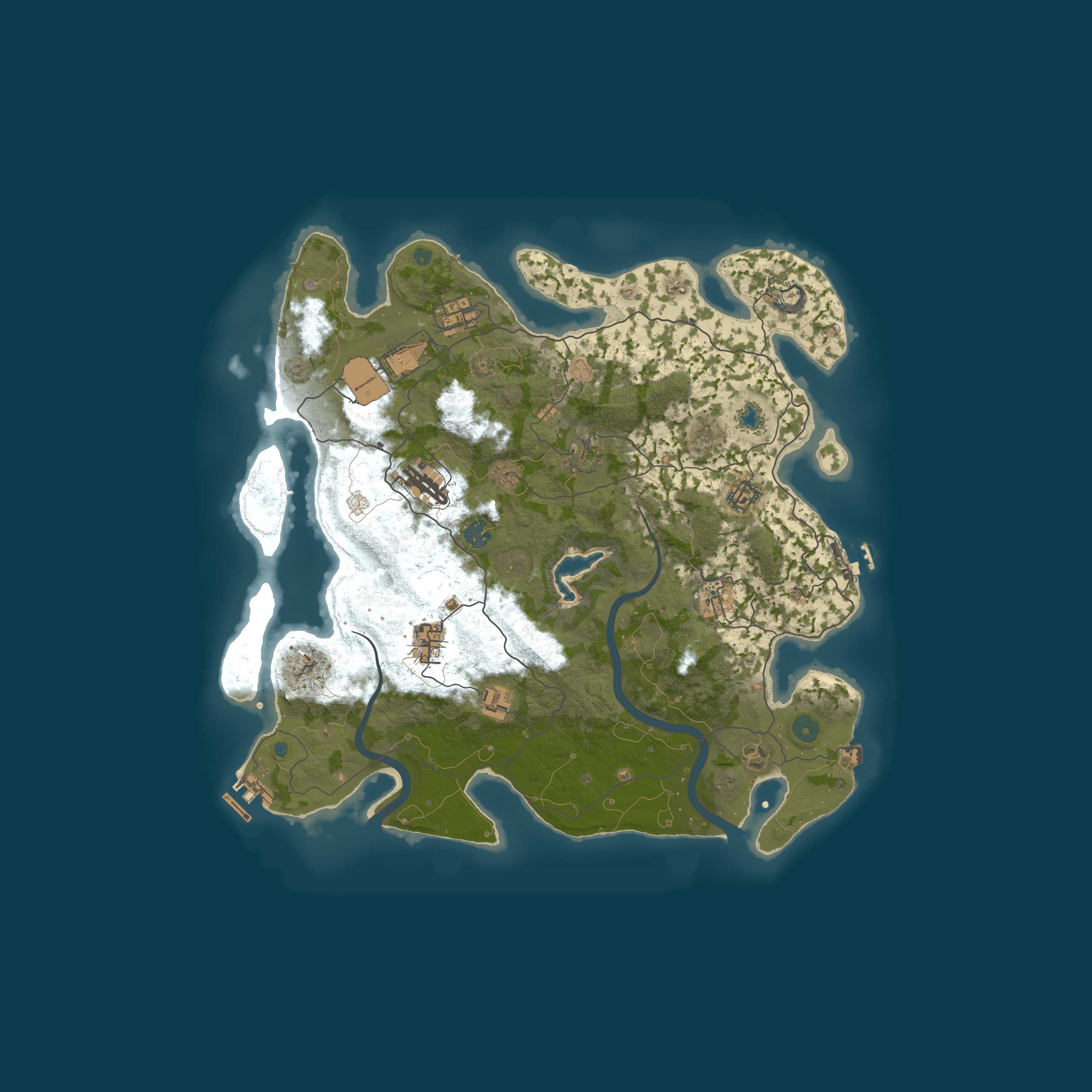 Map for Los Pollos