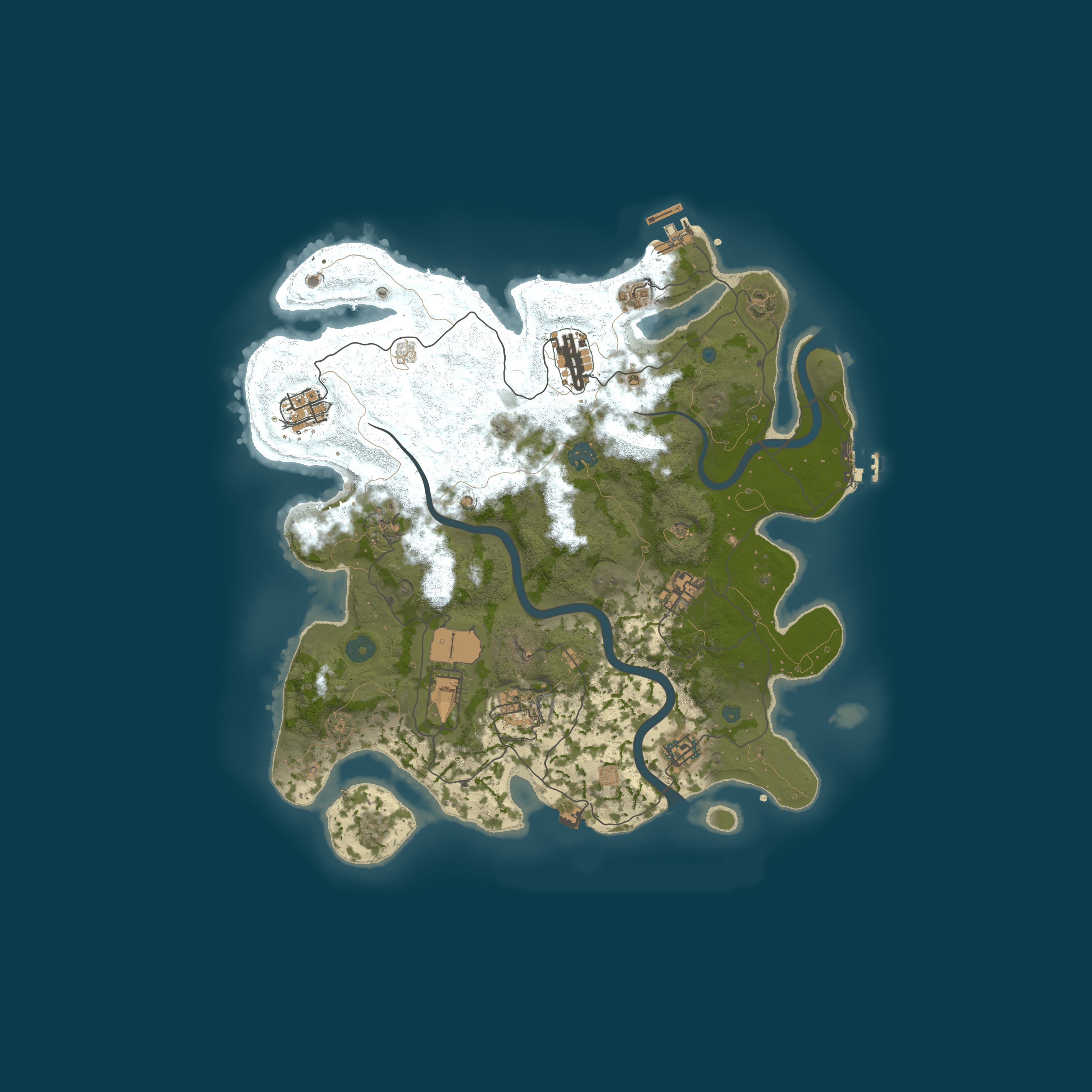 Map for WILDERNESS Romania Vanilla Solo/Duo/Trio No BP Wipe Mondays