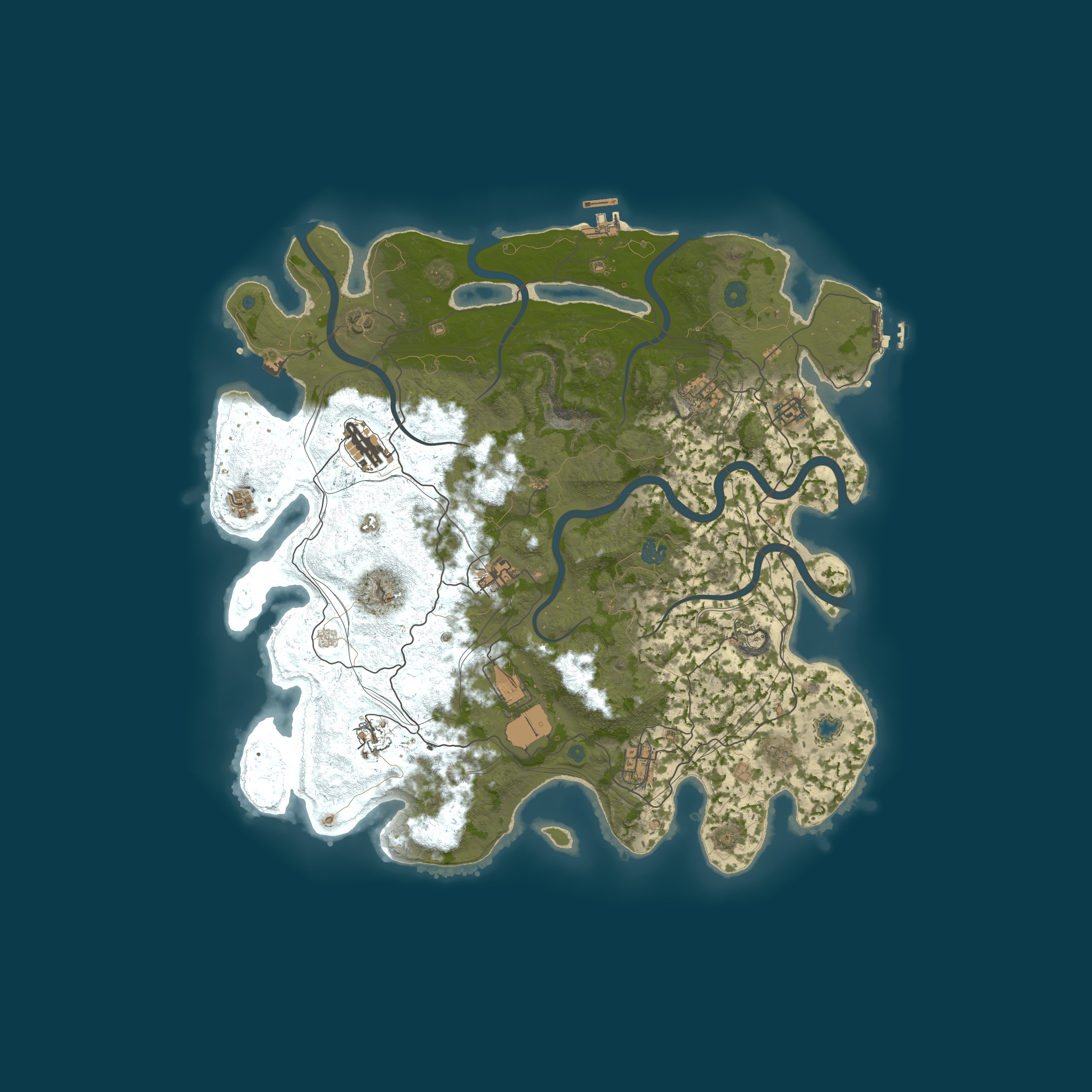 Map for US | Farmer's Paradise PVE | No Raiding/Killing/Stealing