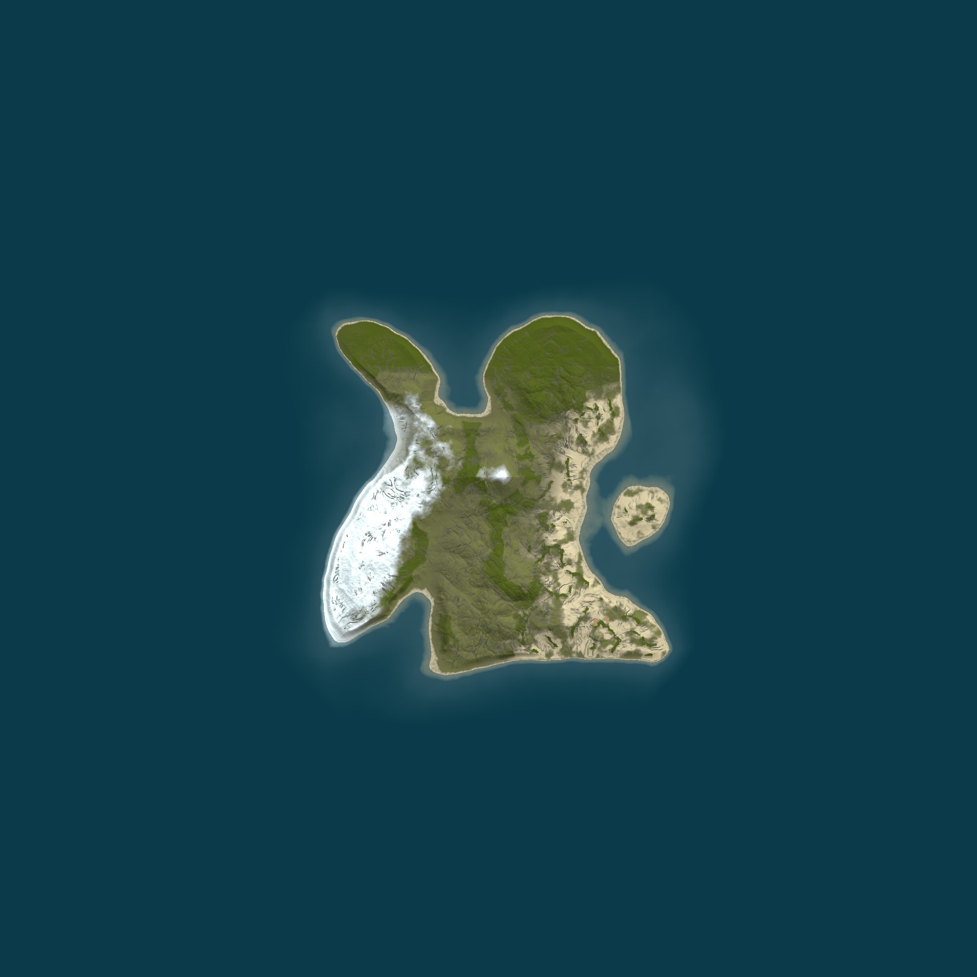 Custom Map, size 2000, seed 1337