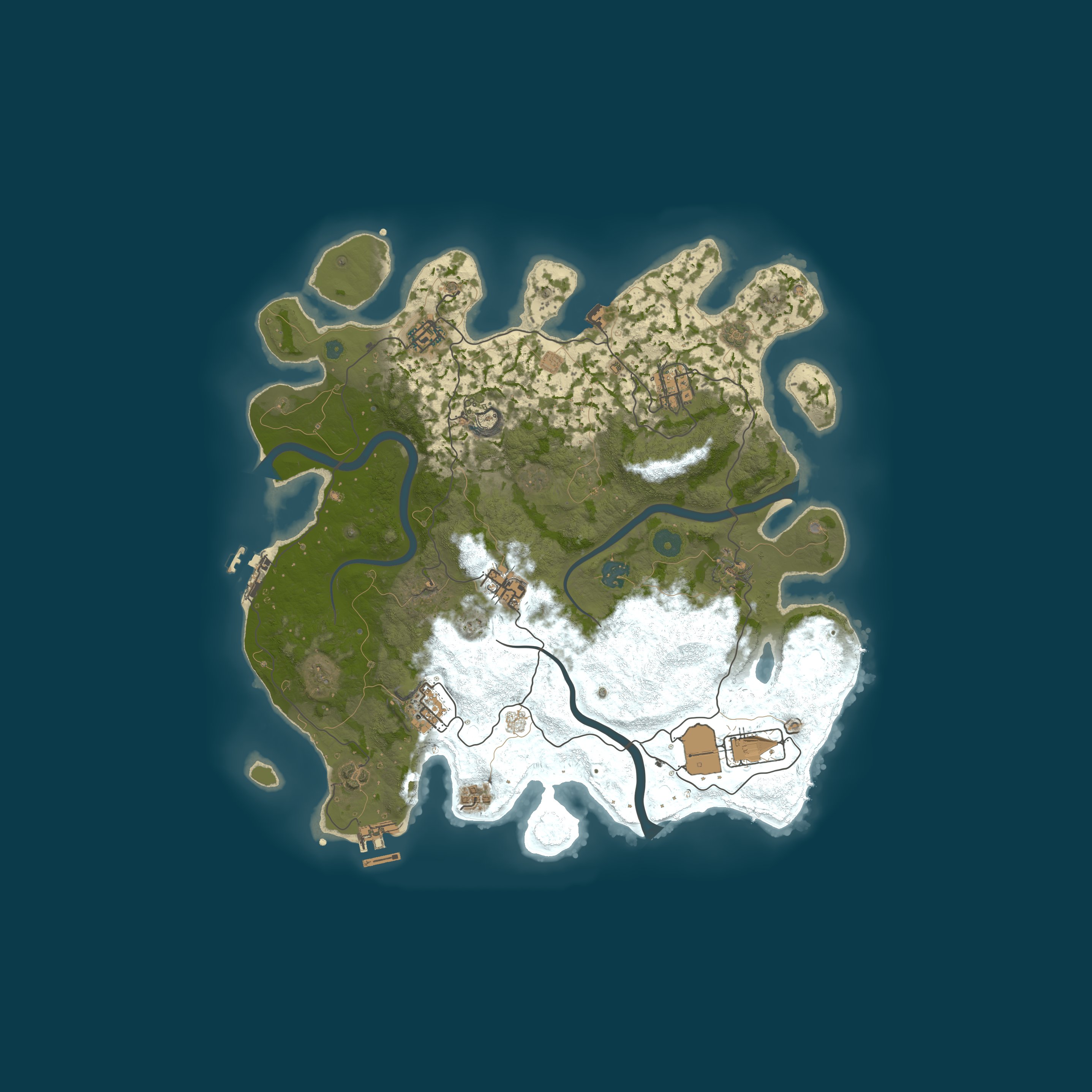 Map for A Shockbyte Rust Server