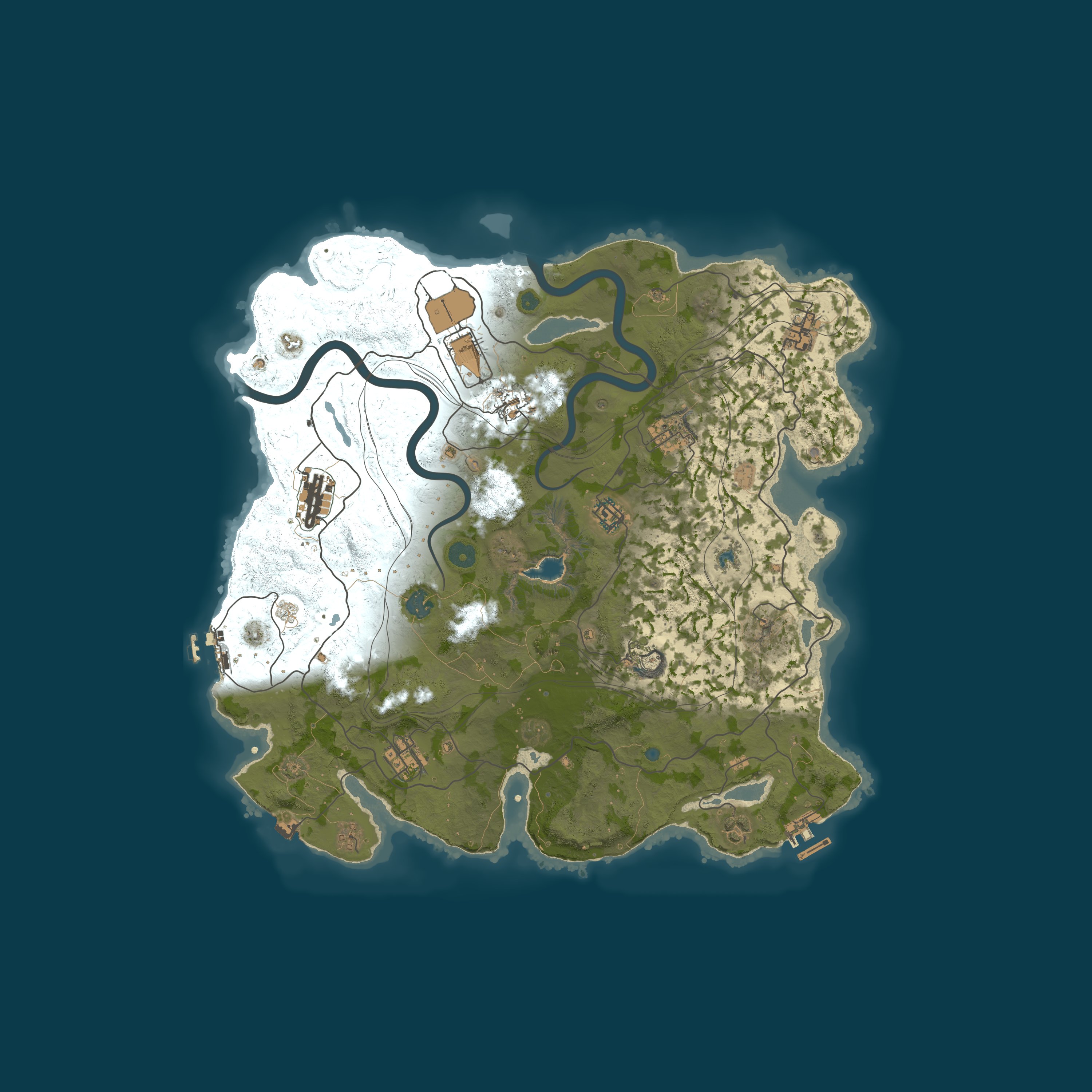 Map for Rusty Rascals | Solo/Duo/Trio | Monthly | No BP Wipe
