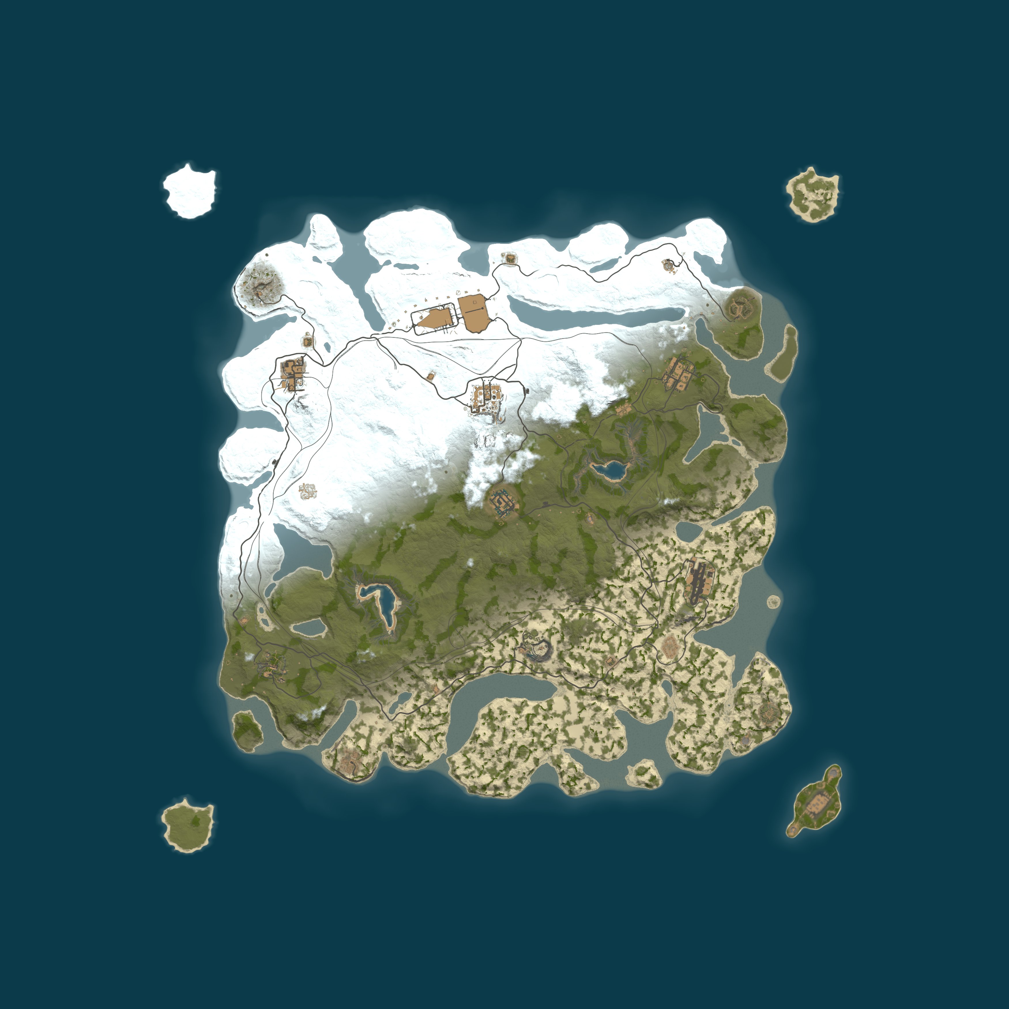 Map for Atlas - EU 5x | No BPs | Kits