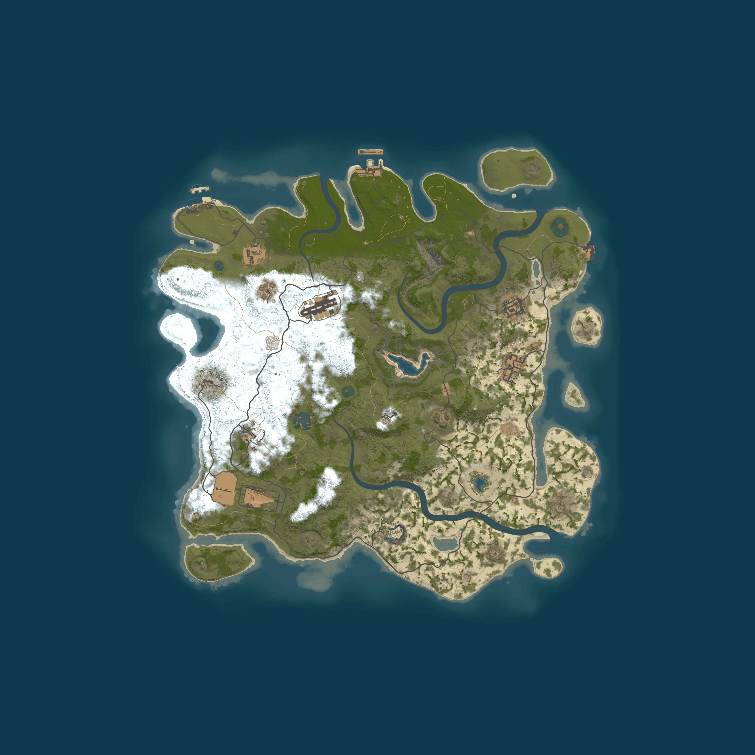 Map for [UK/EU] Rusty BulletHole Vanilla Solo/Duo Monthly