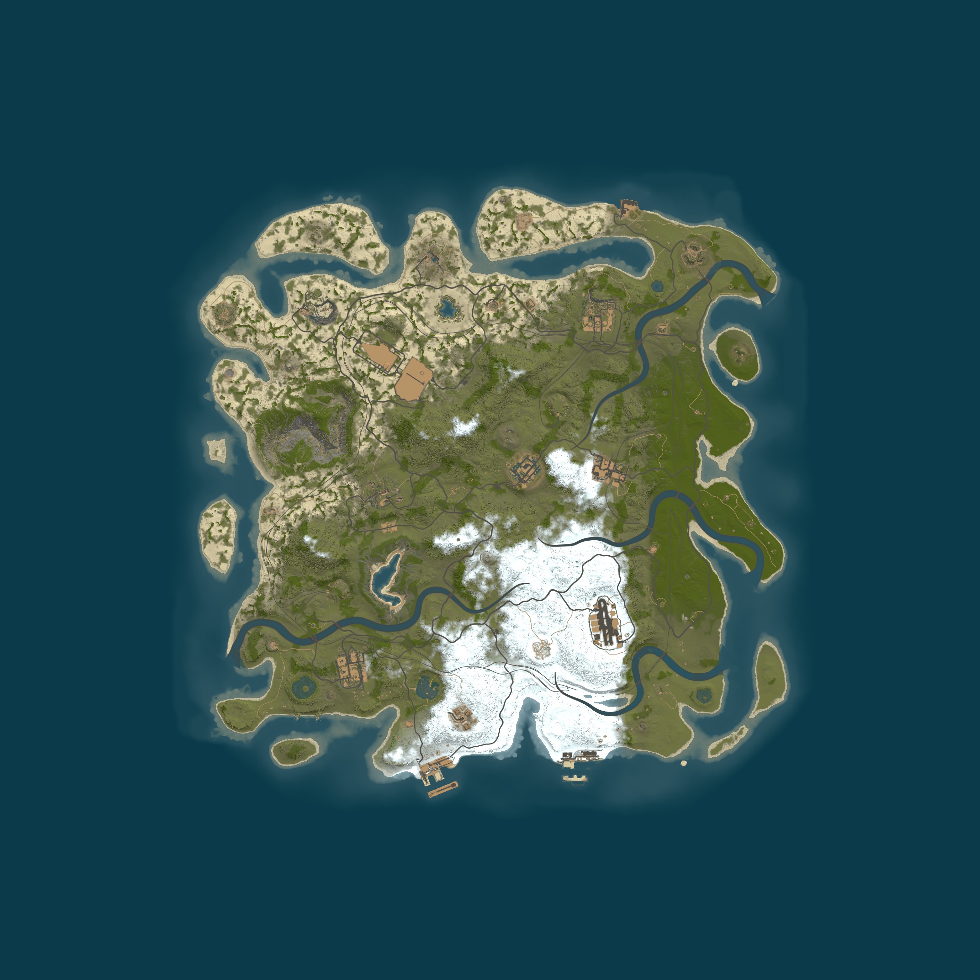 Map for West Coast RUST 2x No Decay | Wiped 3/6