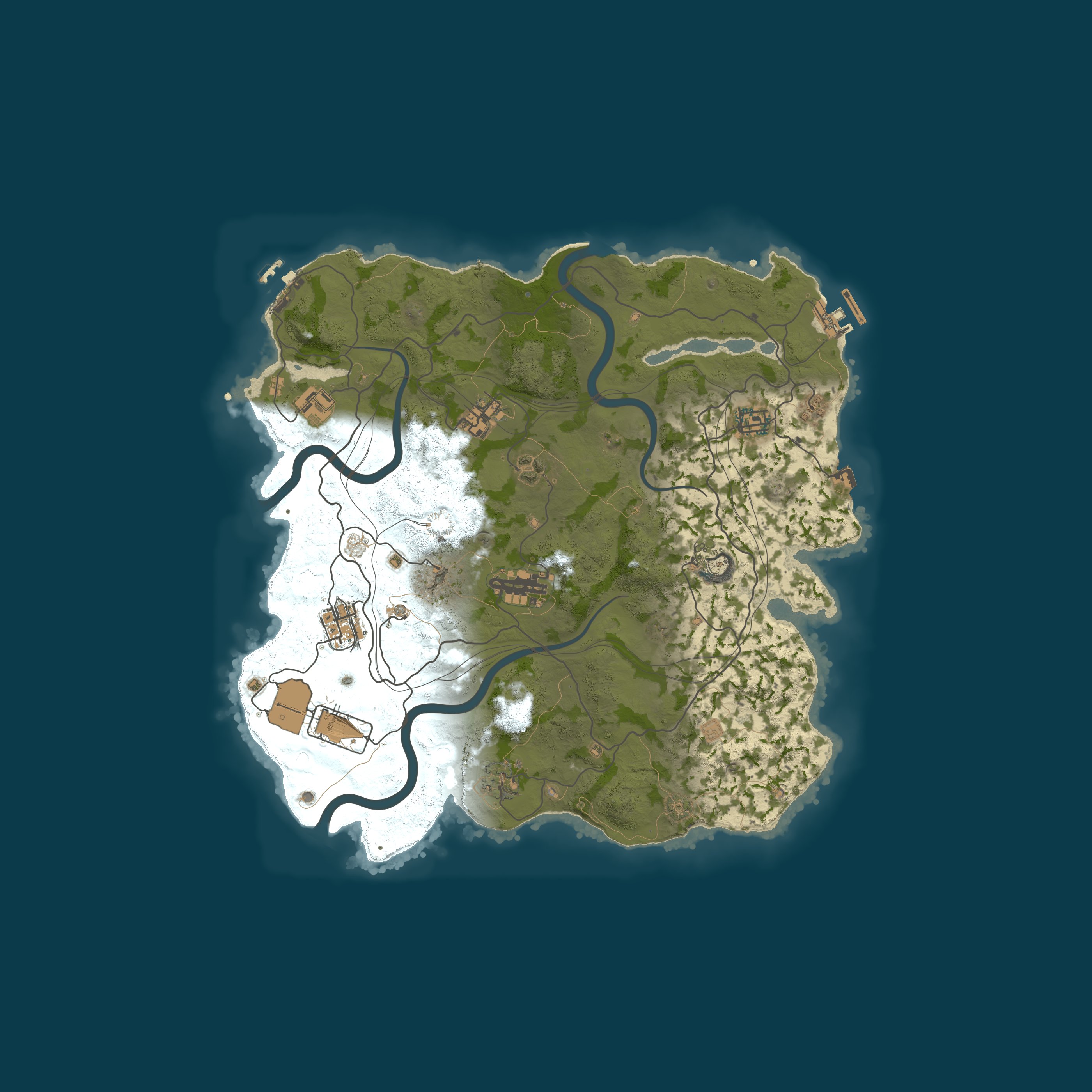 Rust map 3600/1337