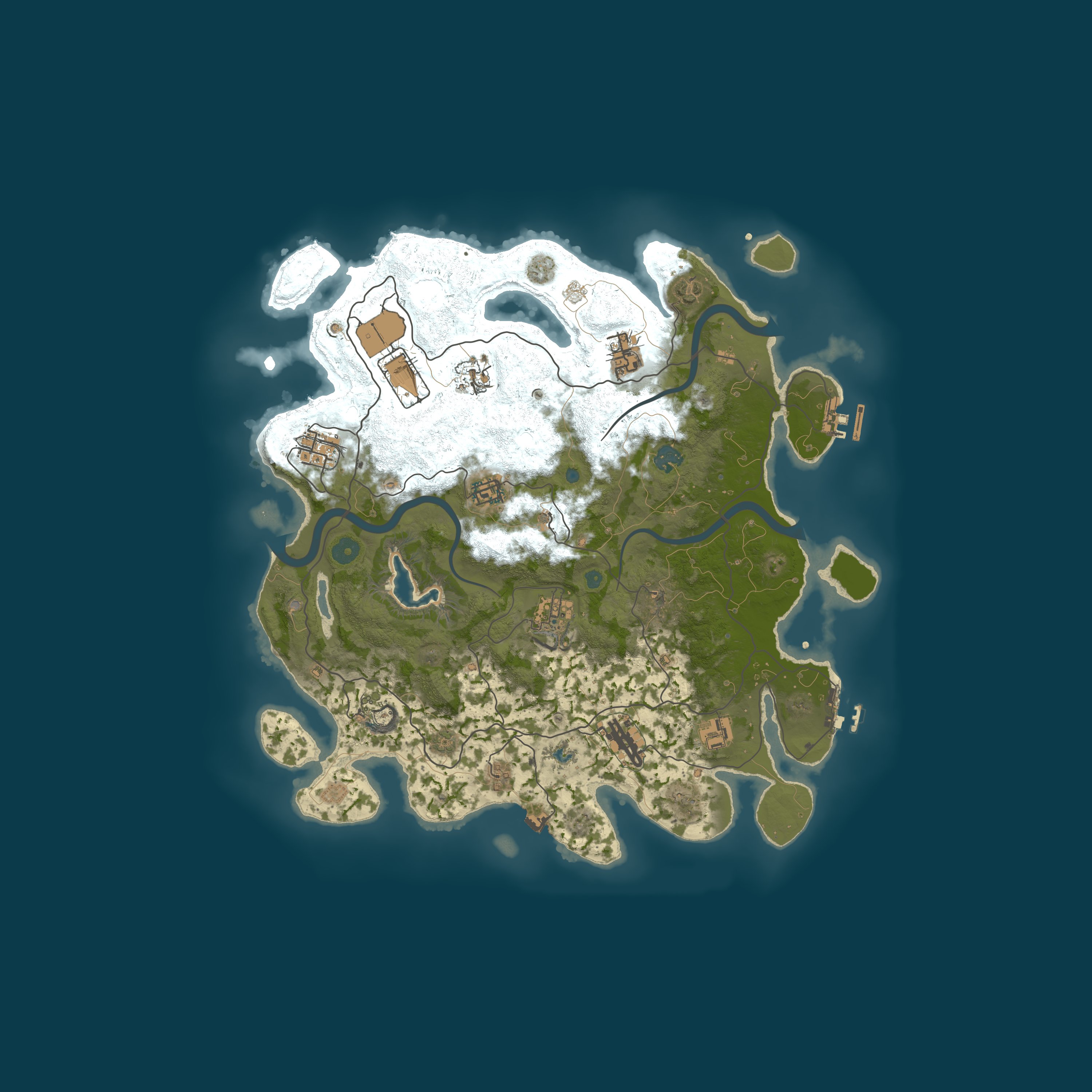 Map for 8/6|Rusty|2X|Solo/Duo|2Week|Events|QuickSmelt