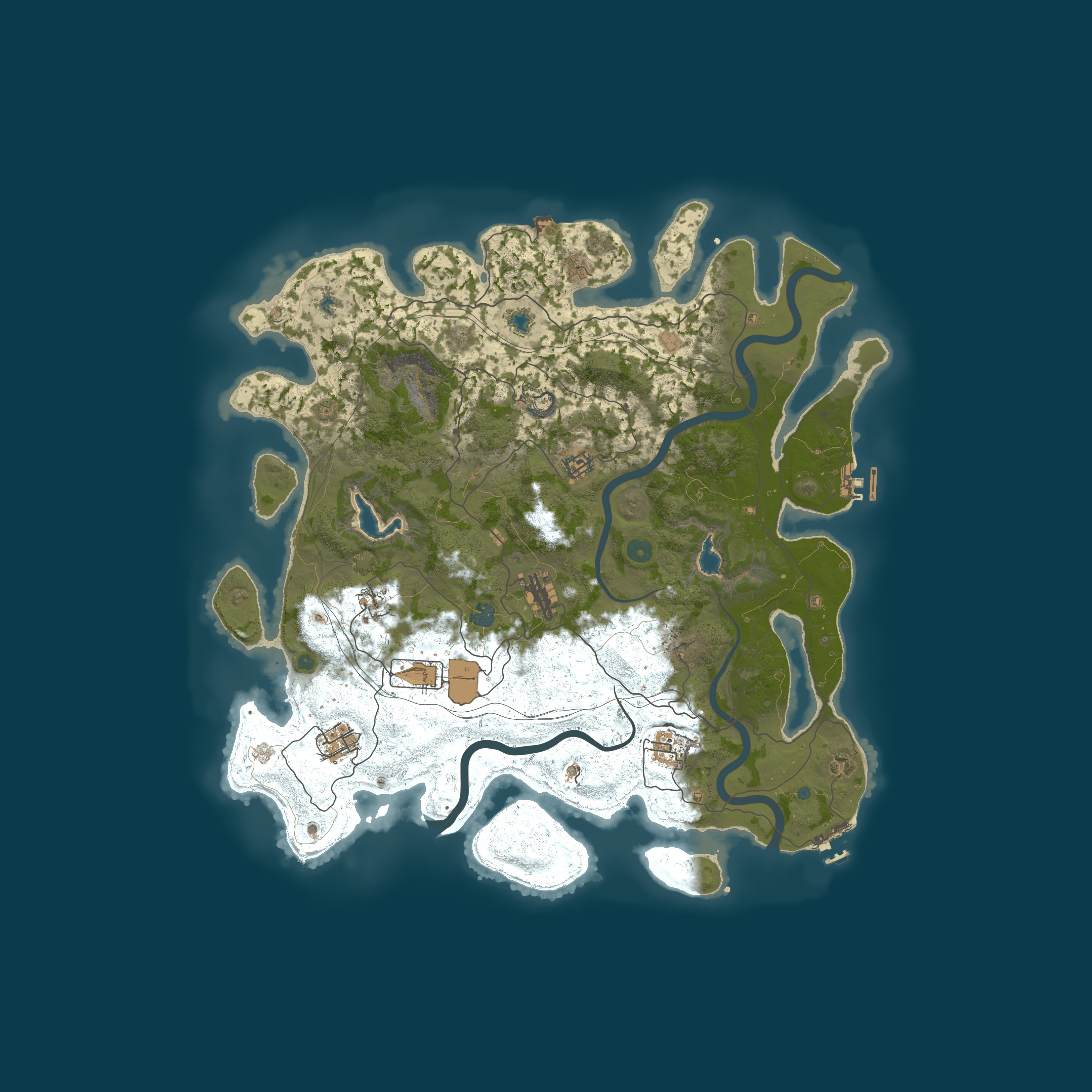 Map for Deadlock n Chill - Linux, Casual, Noob Friendly