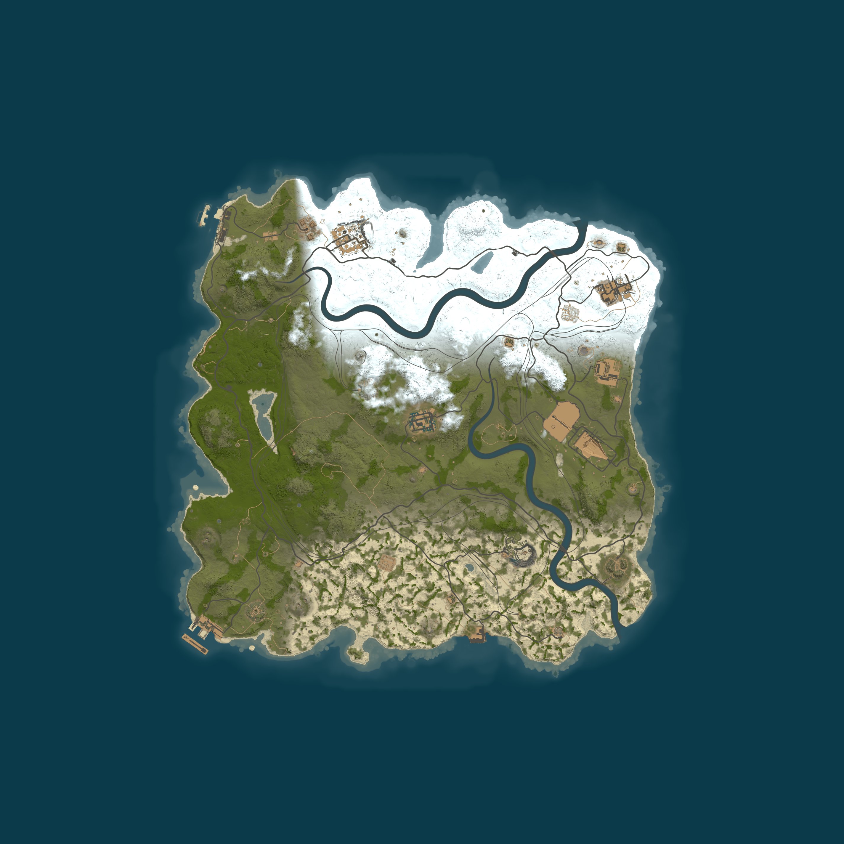 Rust map 3700/1337