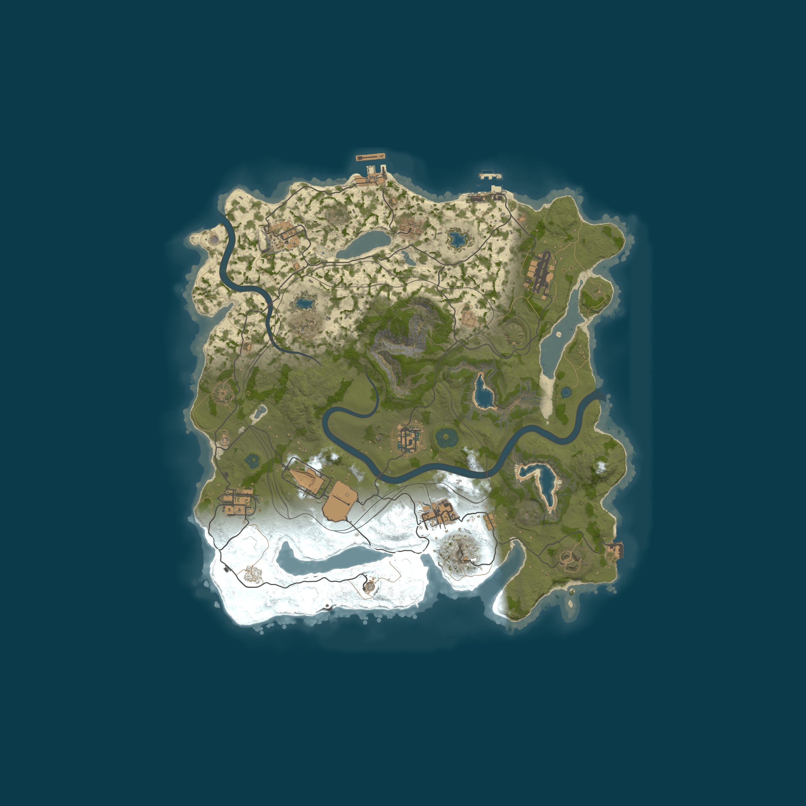 Map for ROSERUST.RU #1 - X5/X10 [CLANS, NOLIMIT, LOOT+, FPS+]  19.05