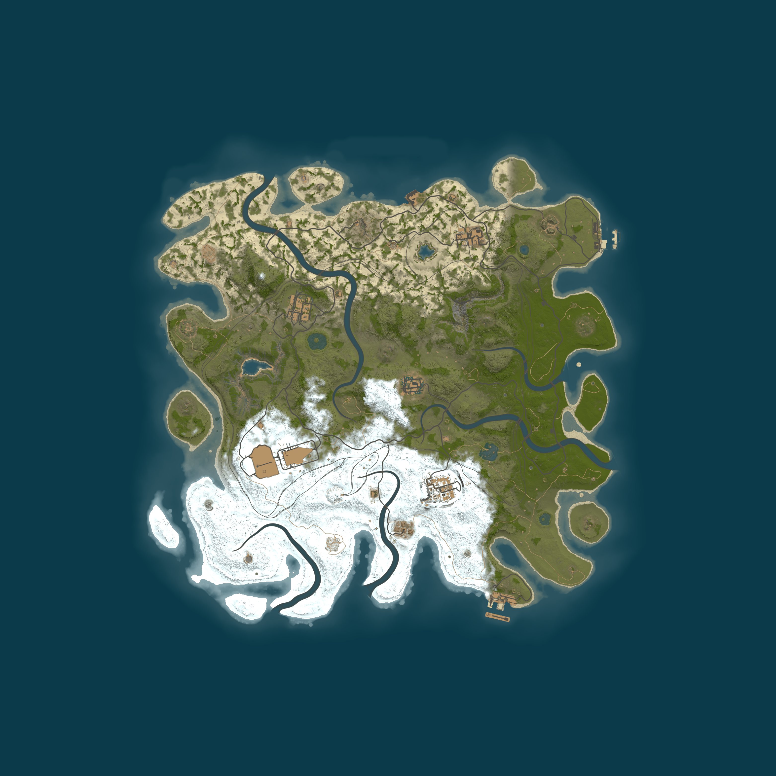 Map for ZOMBIES DEFENDER PVE | RaidBases | SkillTree | Bosses