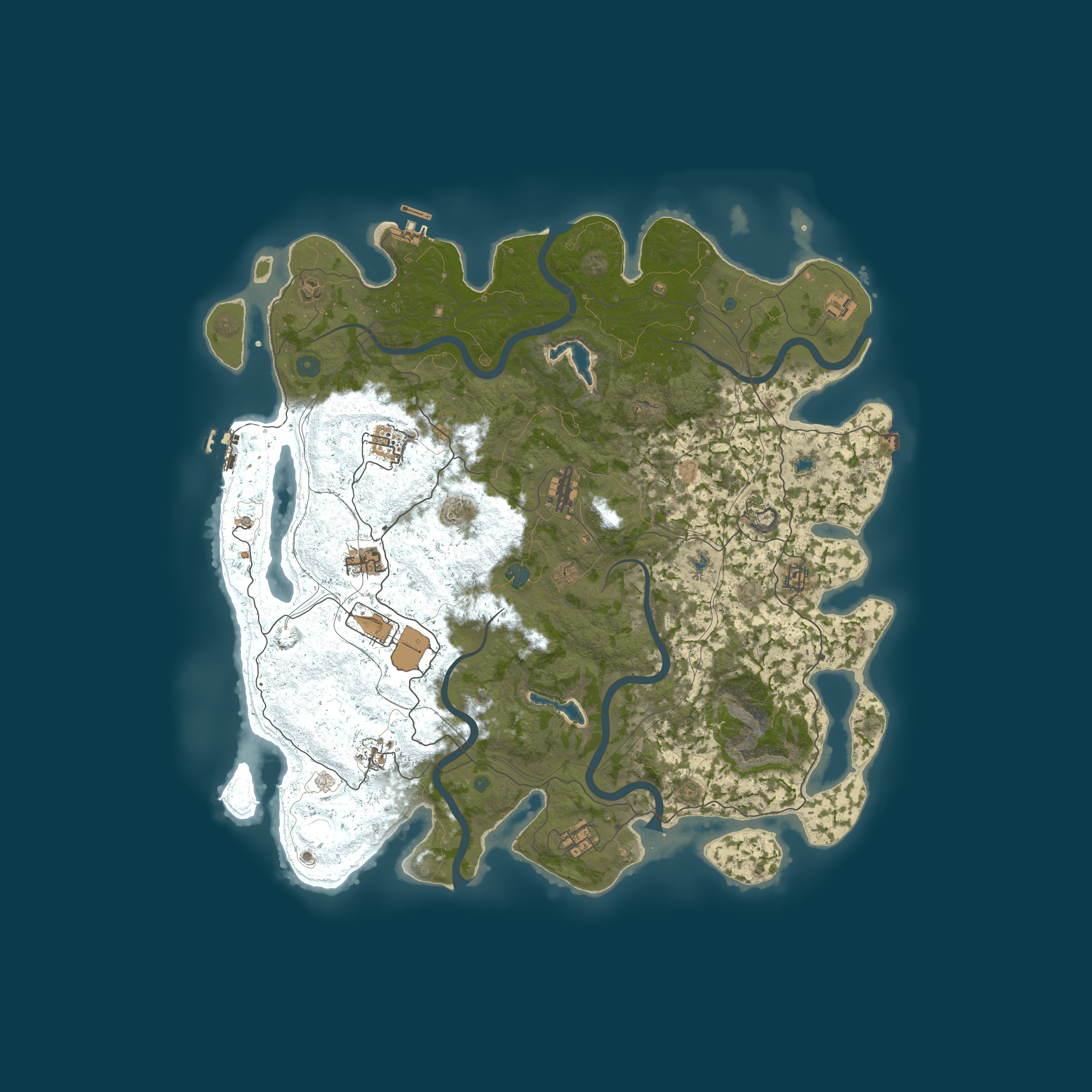 Procedural Map, size 4800, seed 1125941154