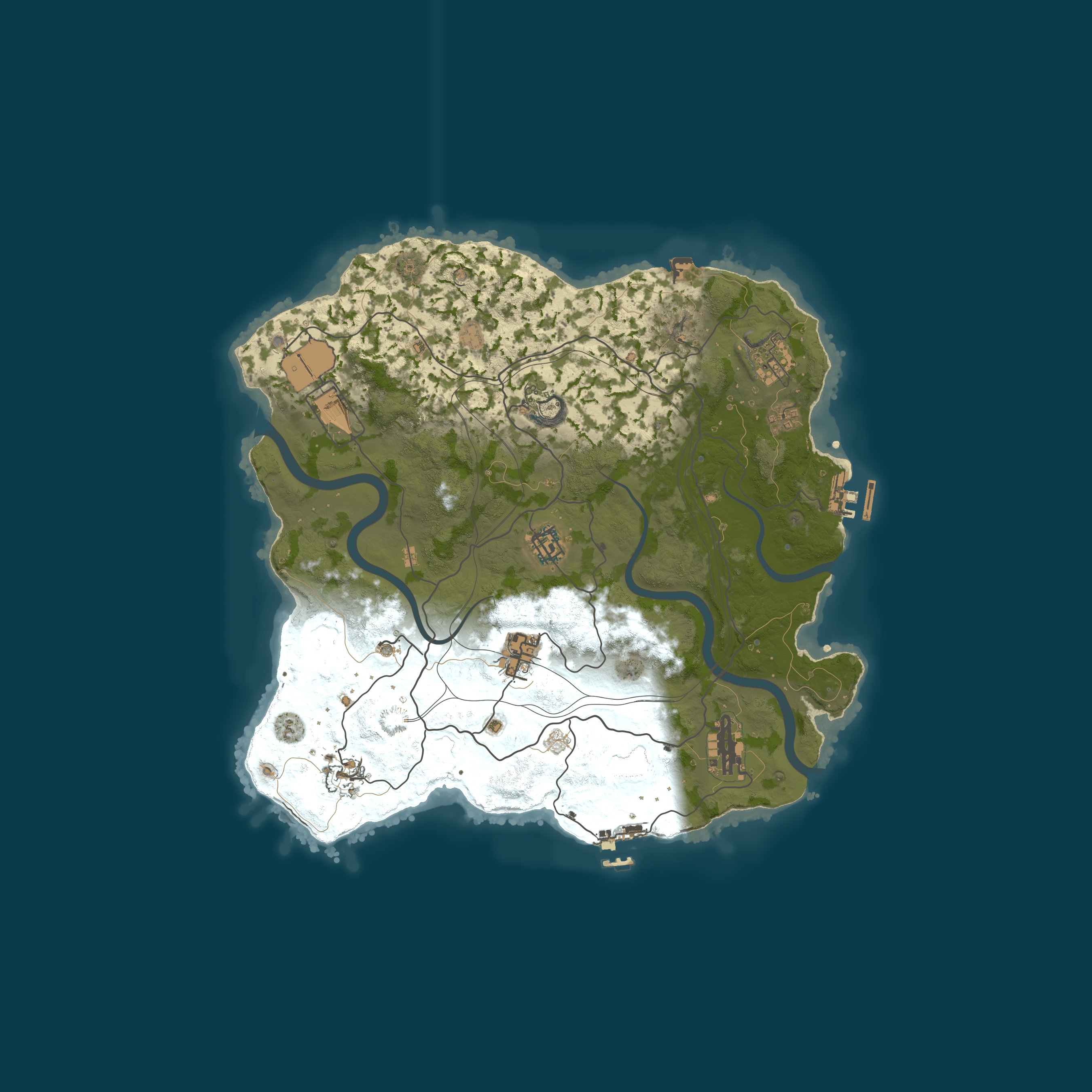 Map for WARBANDITS.GG 10X No BPs Loot++|PvP|MyMini|Shop|Noob Friendly|X