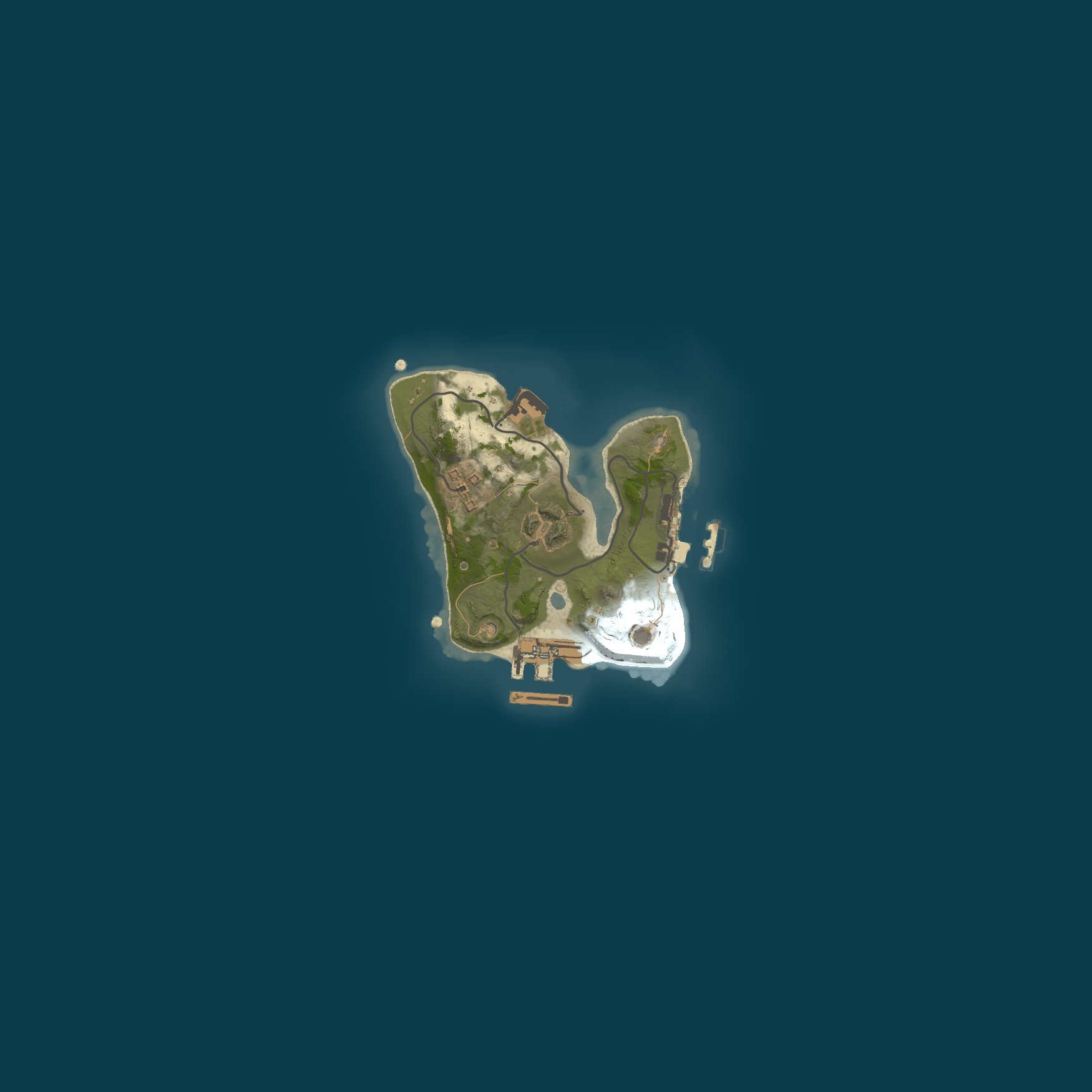 Procedural Map, size 1500, seed 1257973358