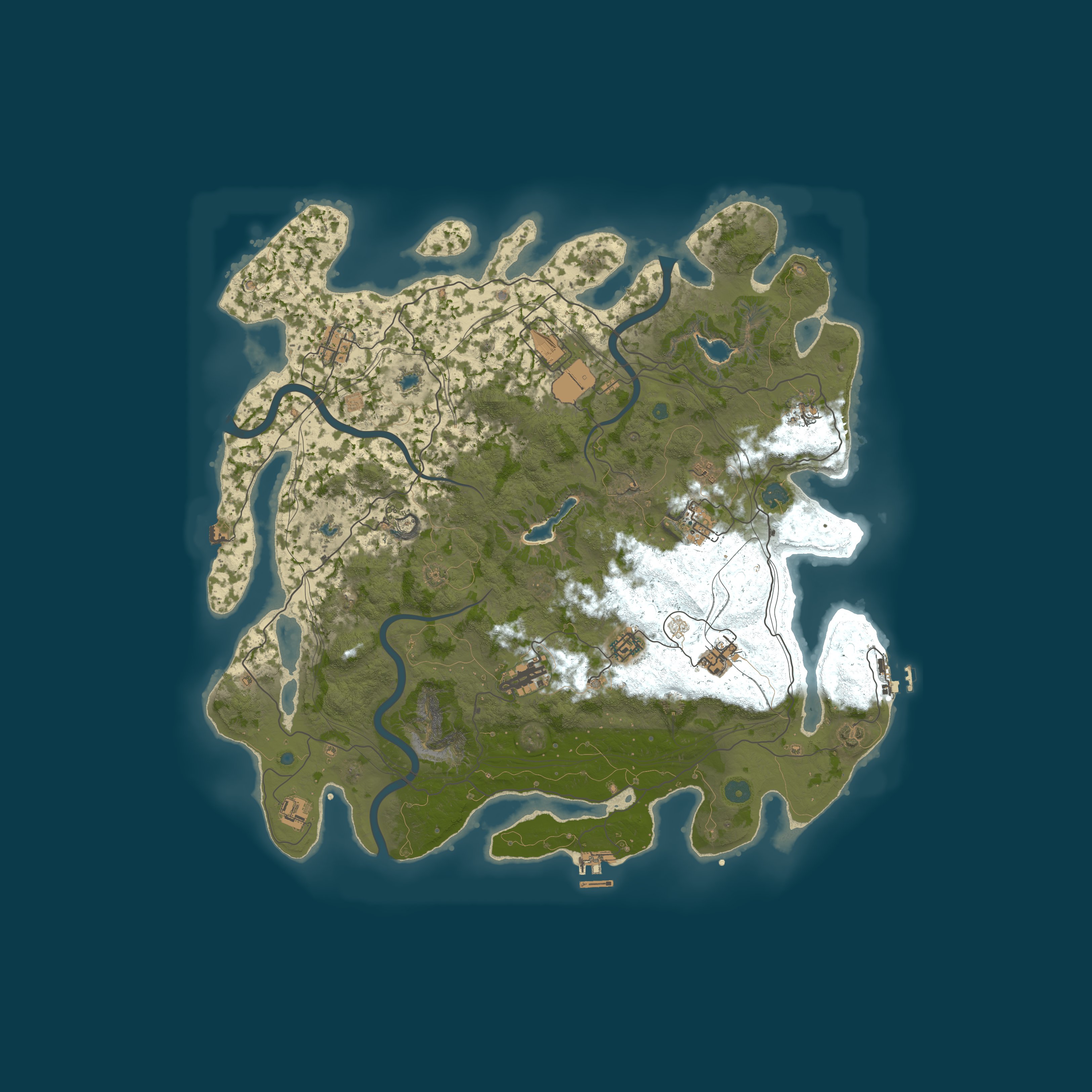 Map for Auzzie Misfits PVE/PVP