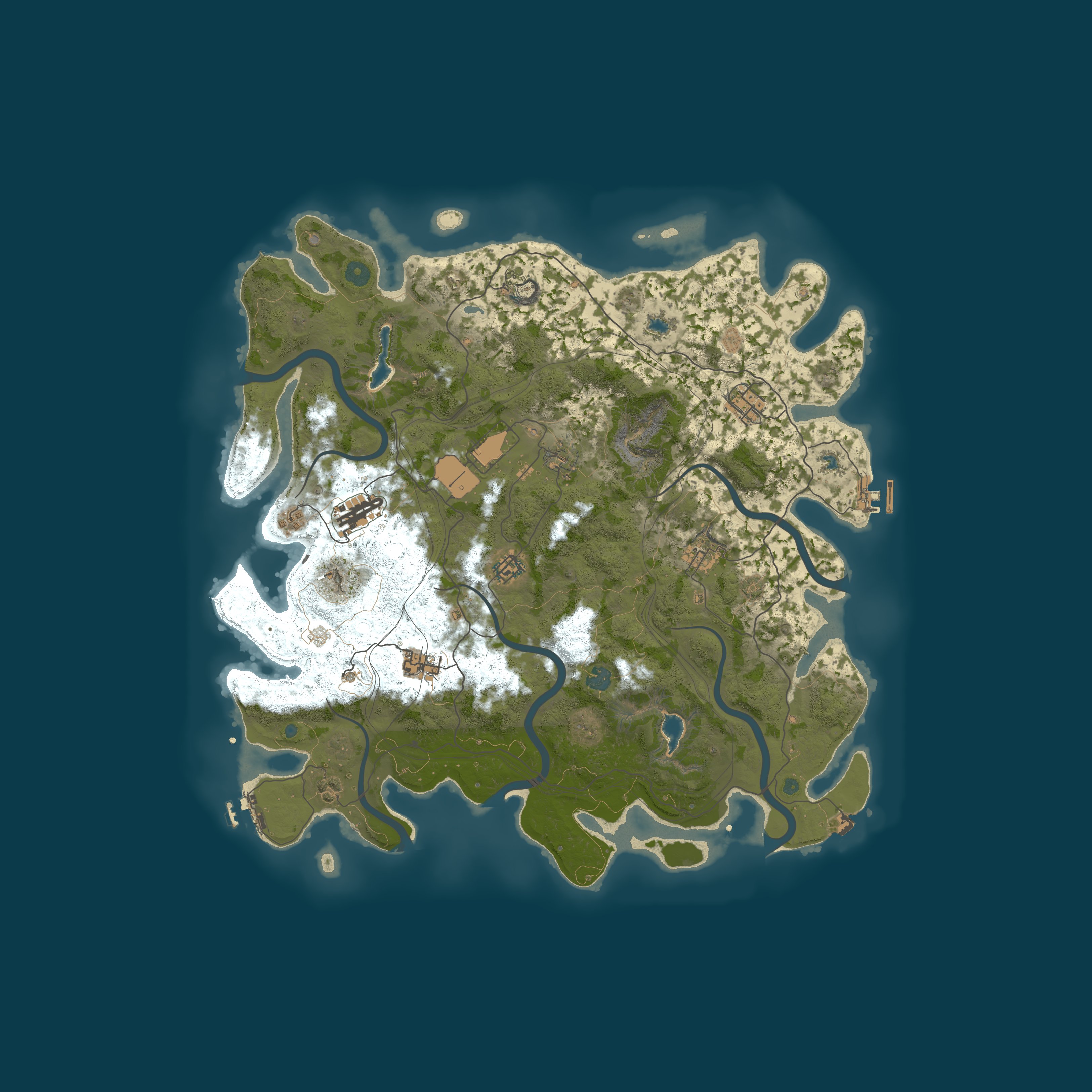 Map for EVILRUST [ NoLimit | RaidableBases | Events | Quests | RU ]