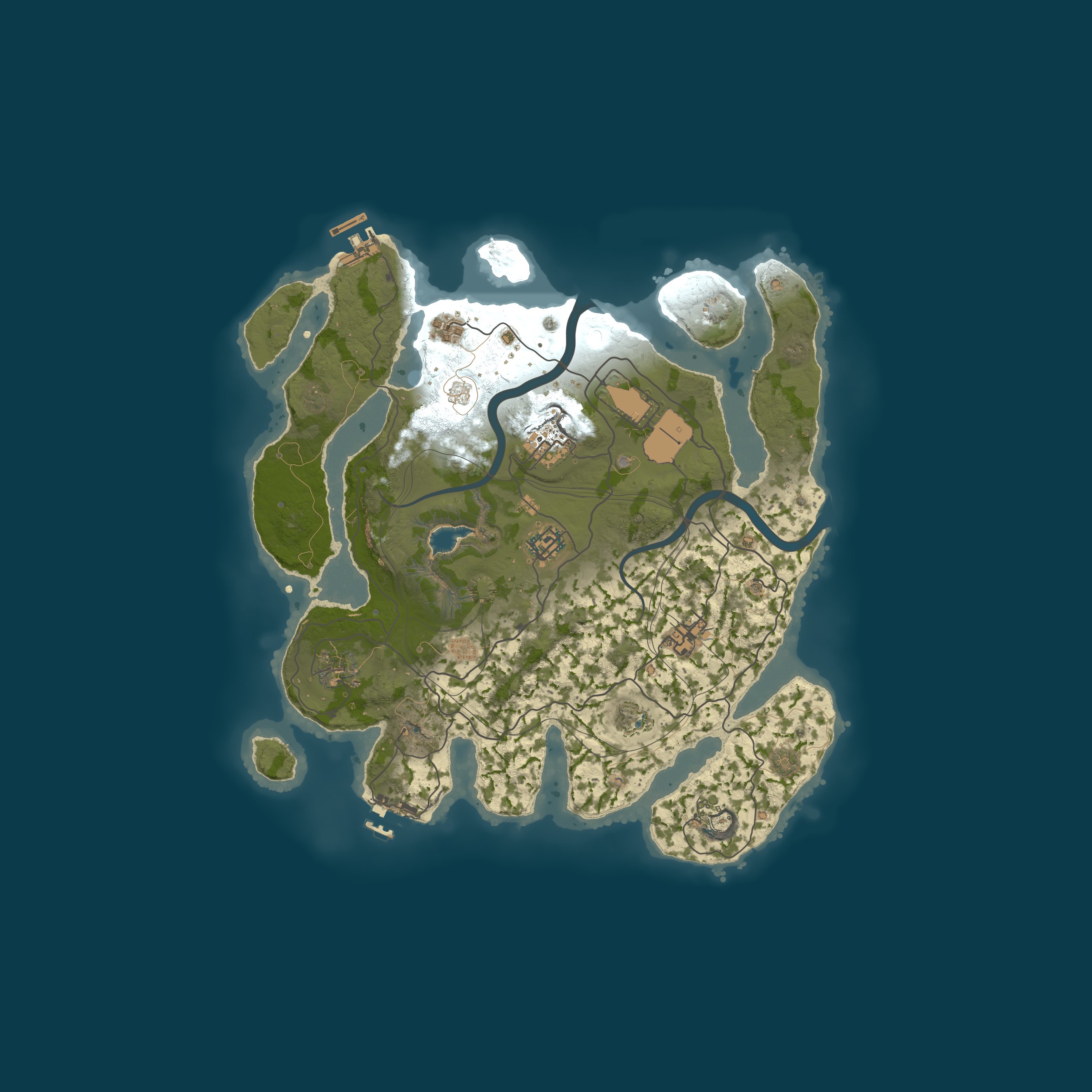 Map for Paranoid.gg EU 3x Solo/Duo/Trio|Loot+|Shop|Kits 20/4 JUSTWIPED 