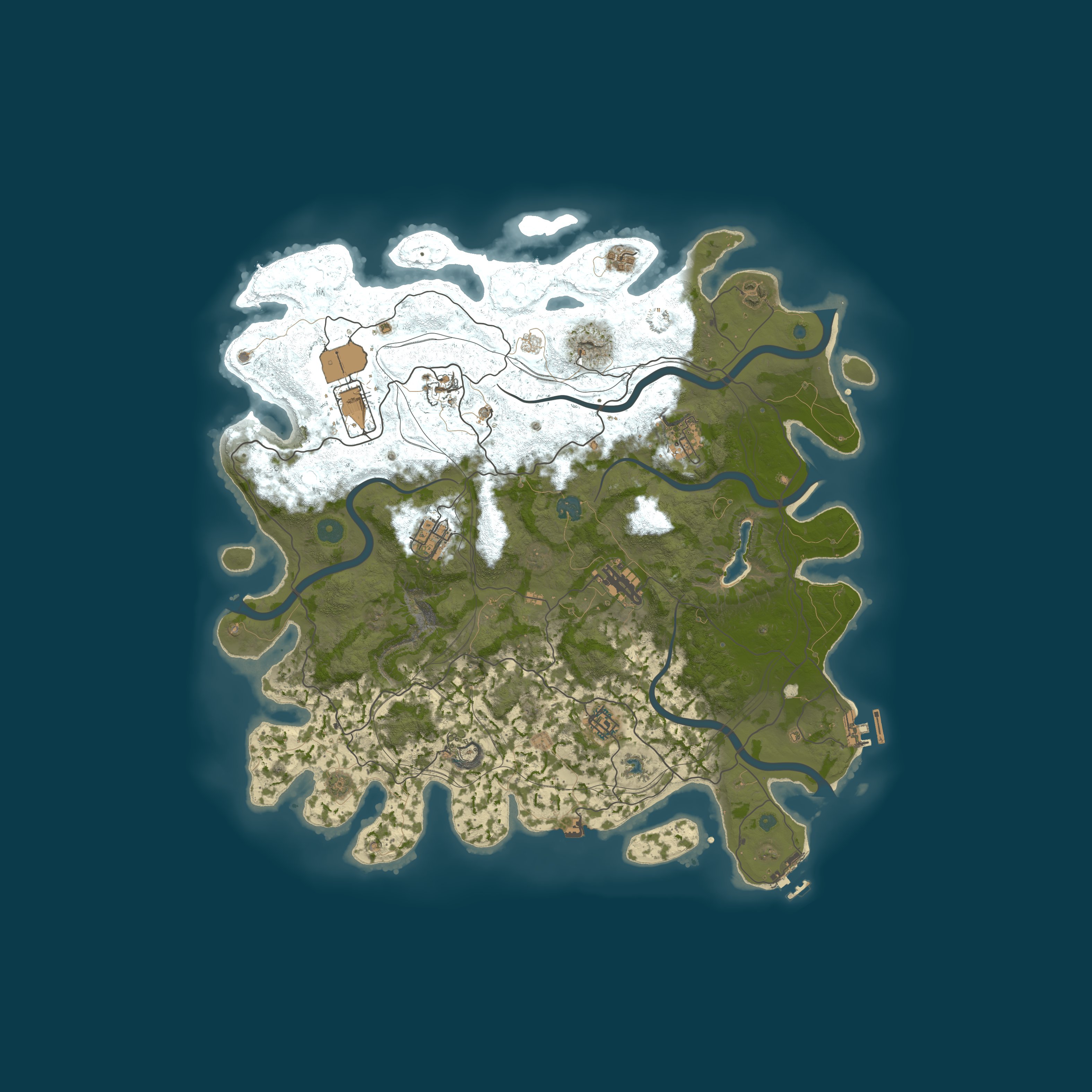Карта сервера