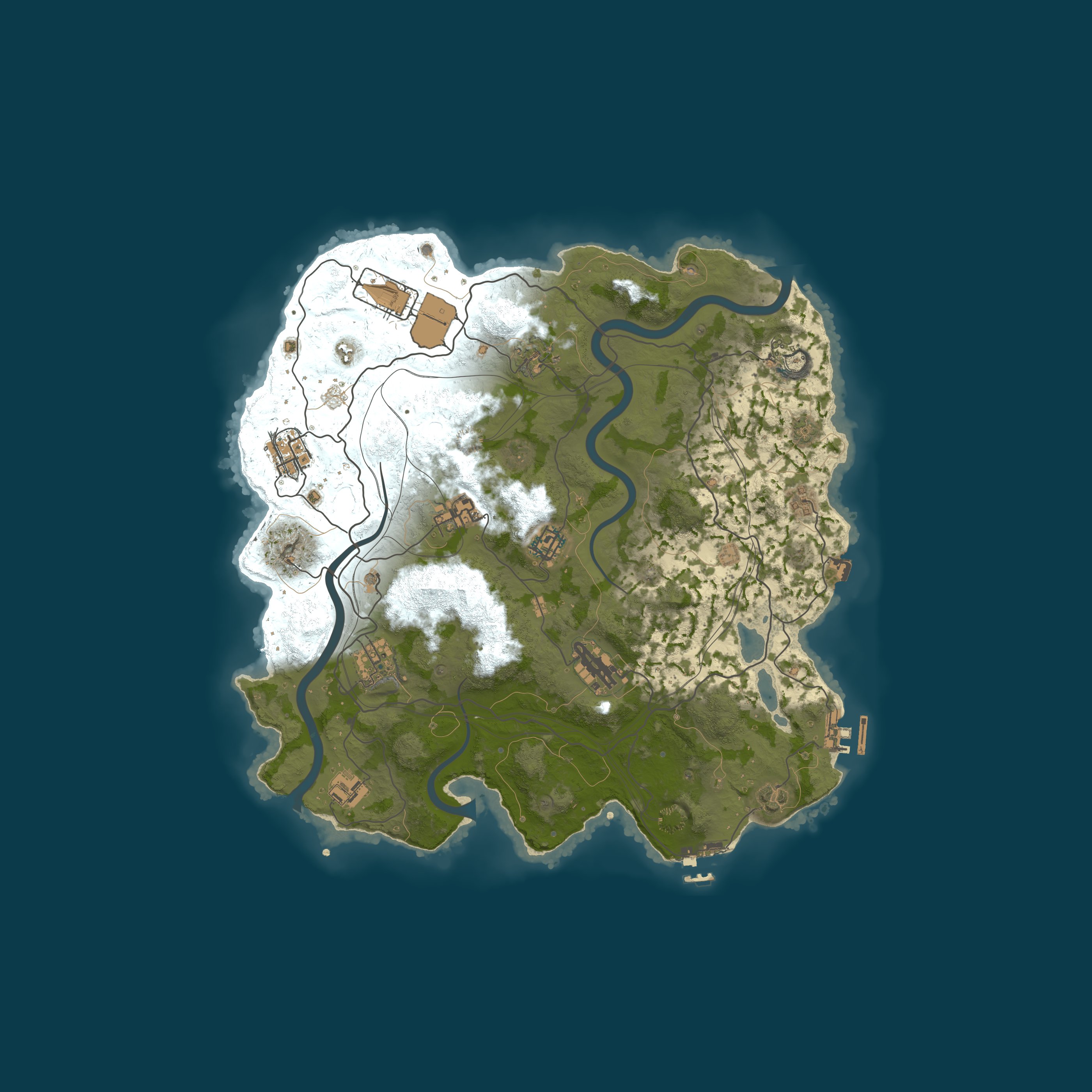 Rust map 3600/1337