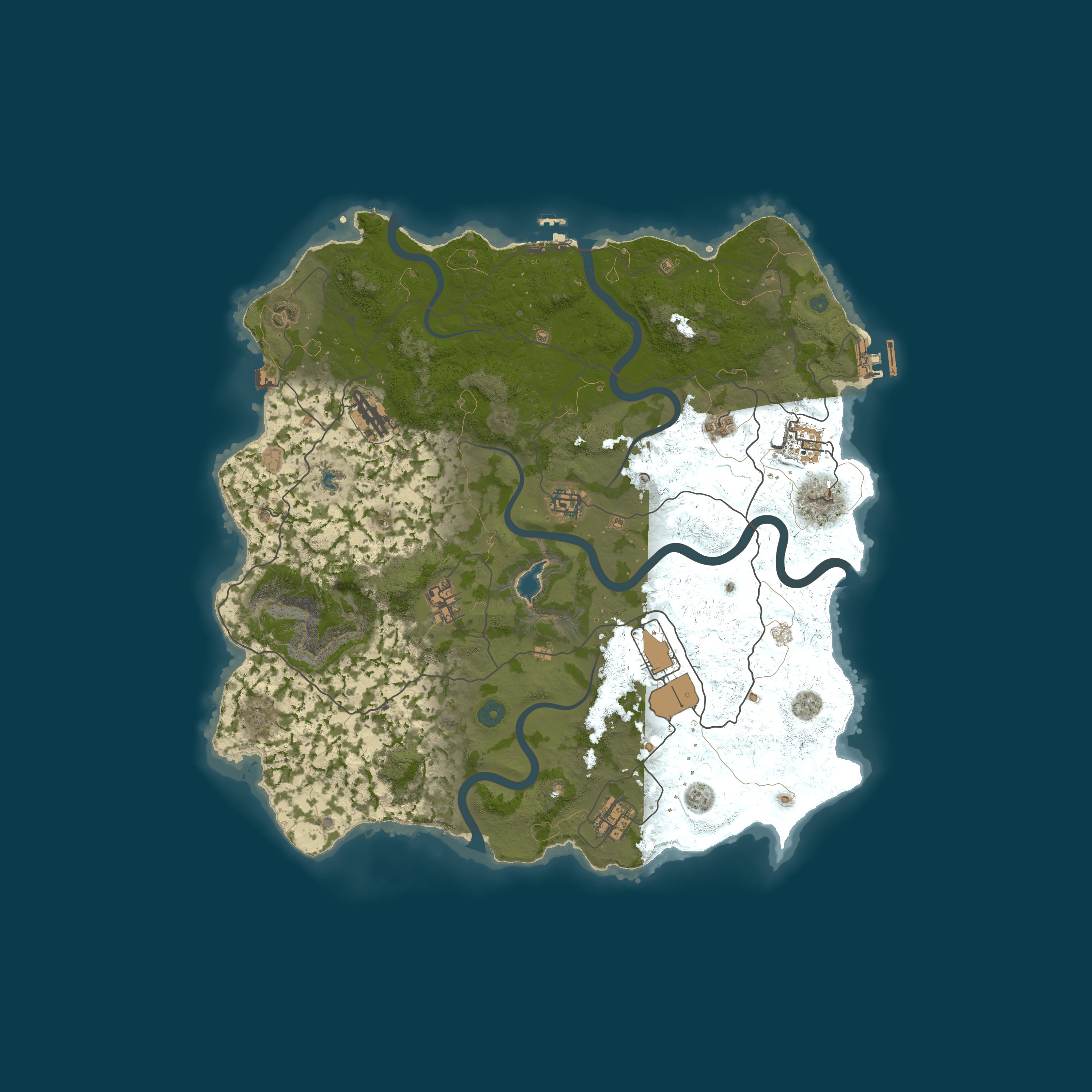 Карта сервера