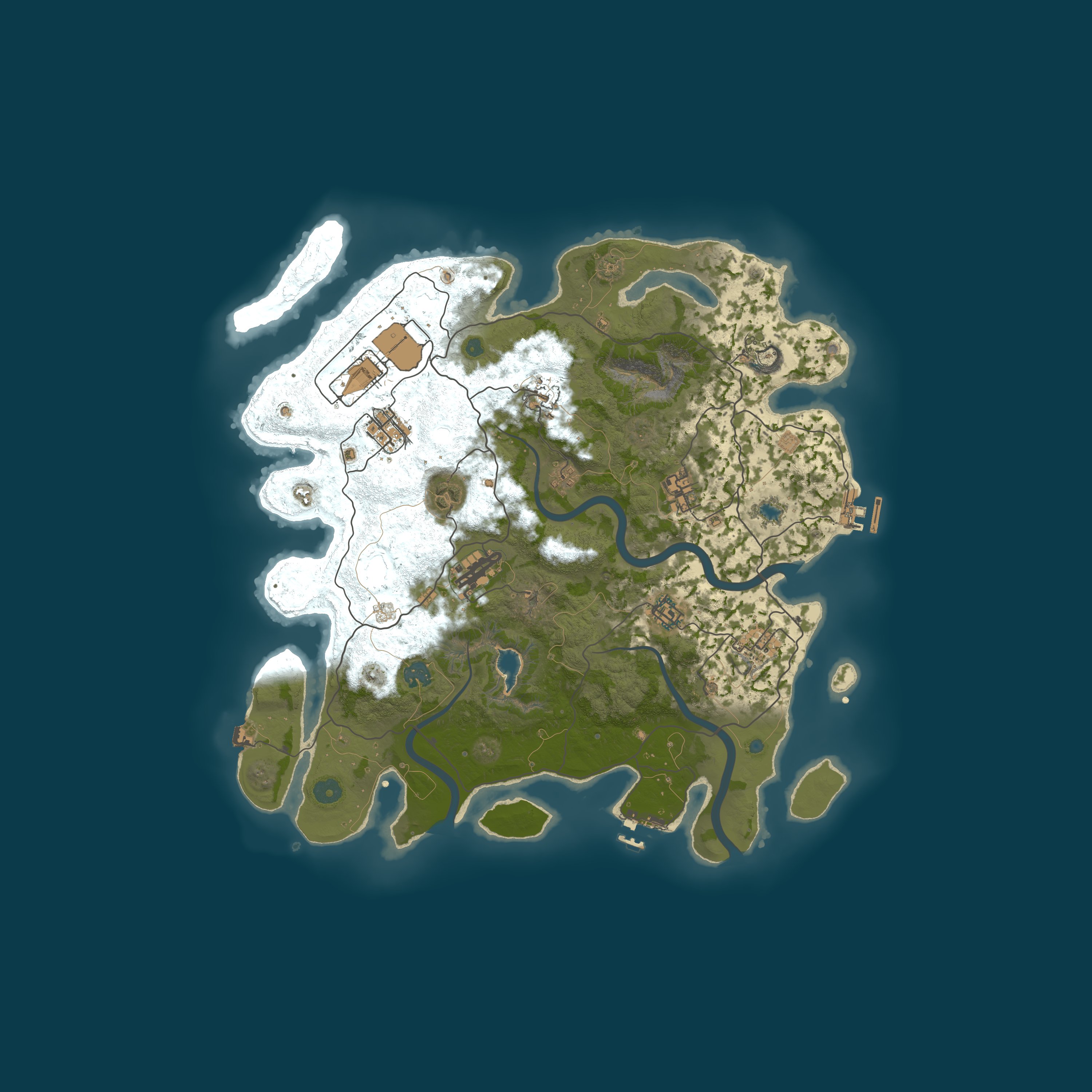 Map for Life4Gaming Rust PVE // ARENA // EVENTS usw...