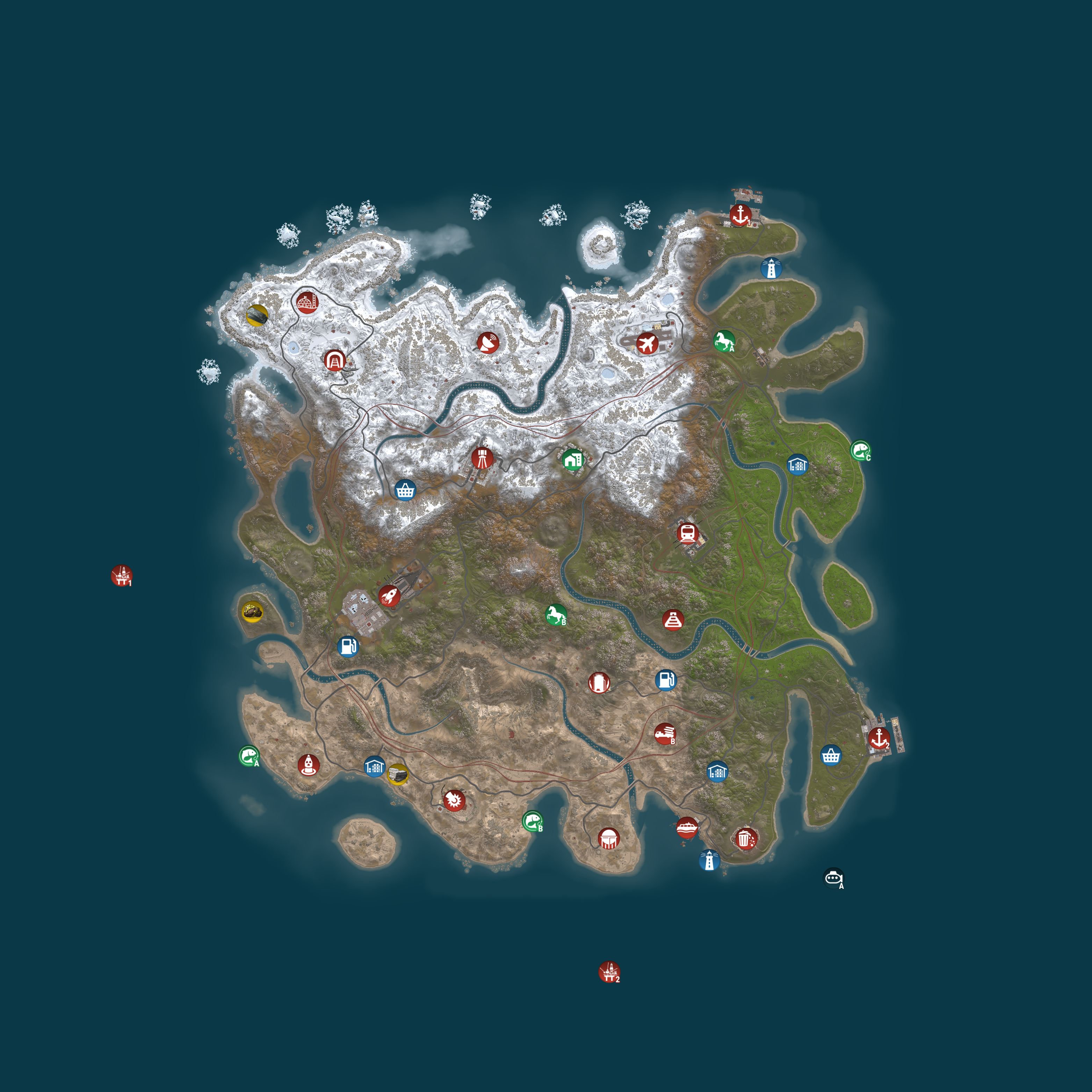 Map for Magic Rust #9 — Vanilla 2x | EU East