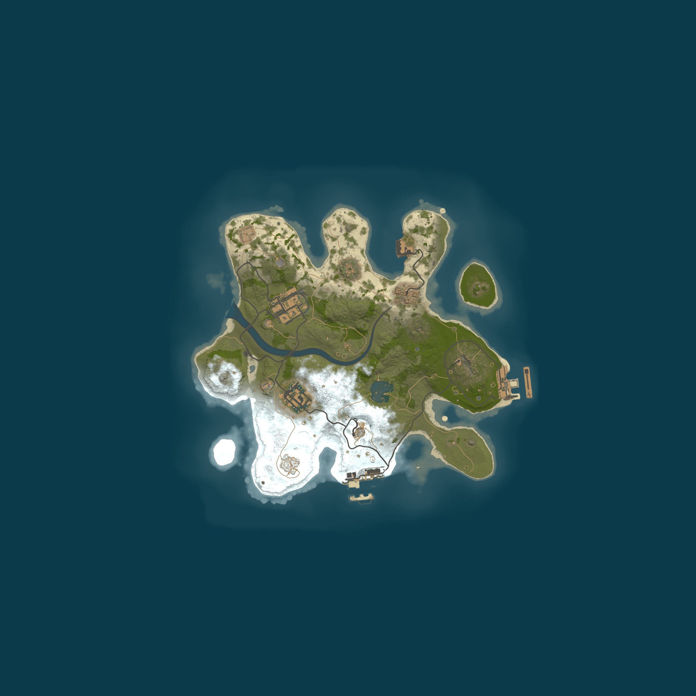 Map for UnrealRP - SemiRP - Vanilla - PVE