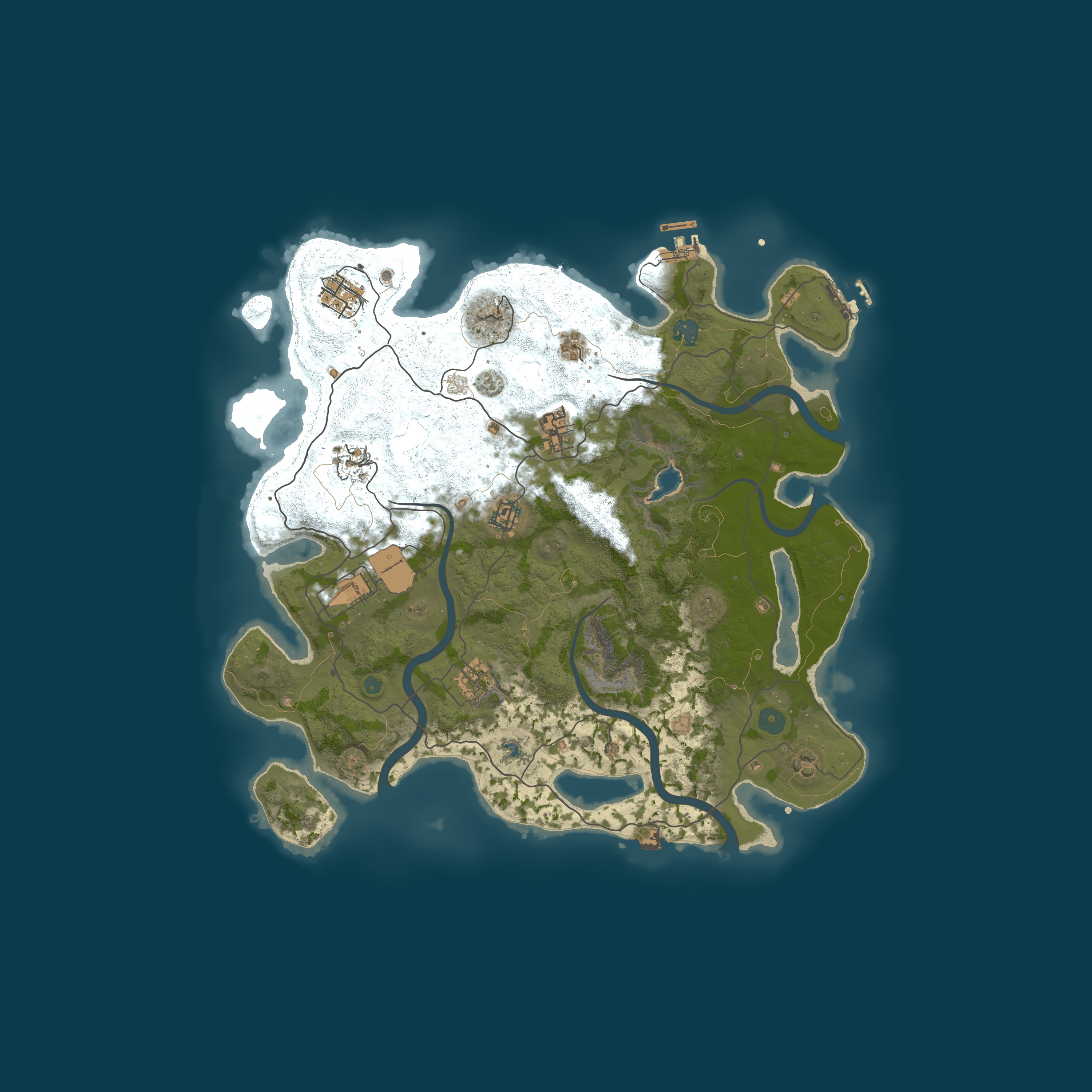 Map for US RawDogs Rust 2x Monthly| No BP Wipes | Noob Friendly | 2x