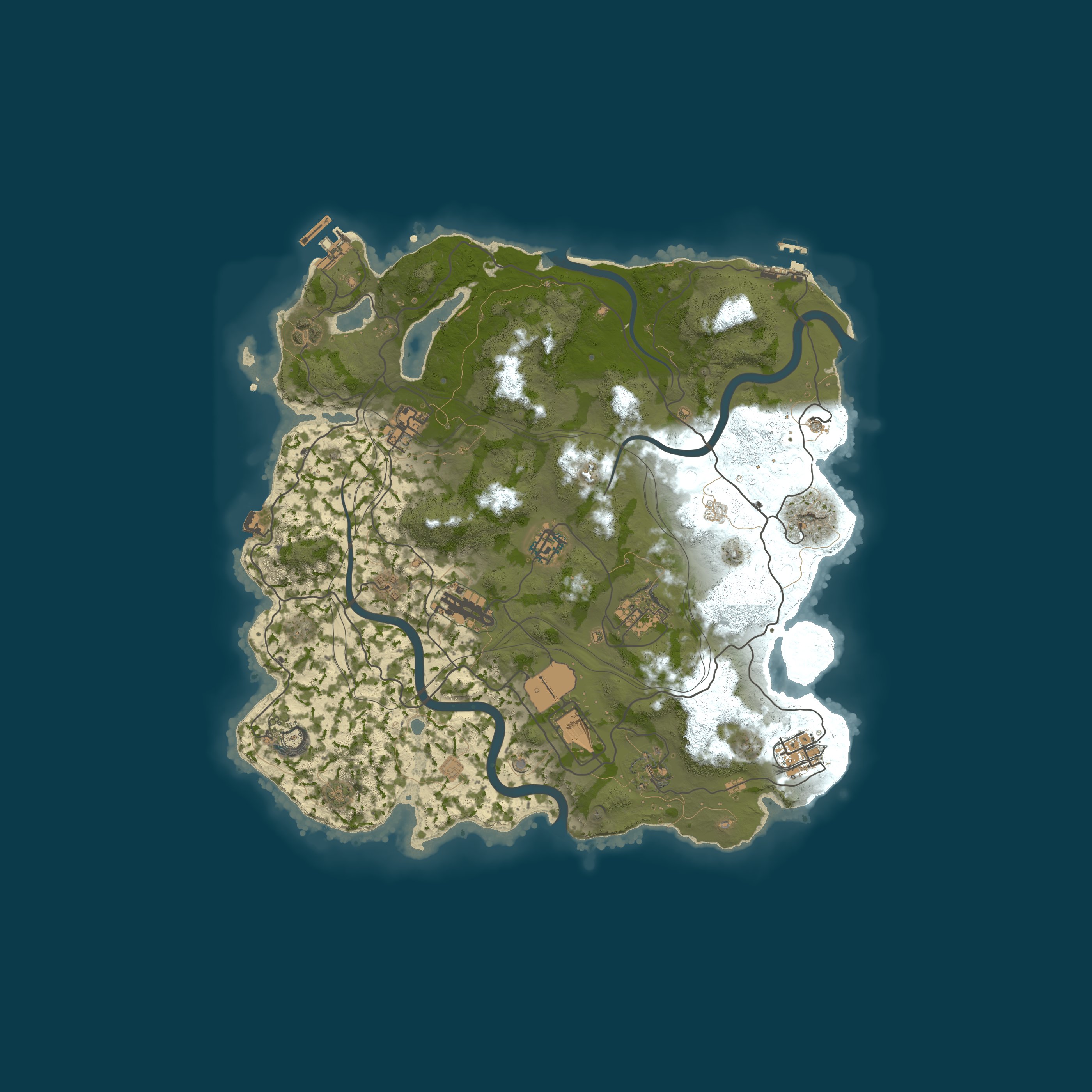 Map for Reddit.com/r/PlayRust - EU Small