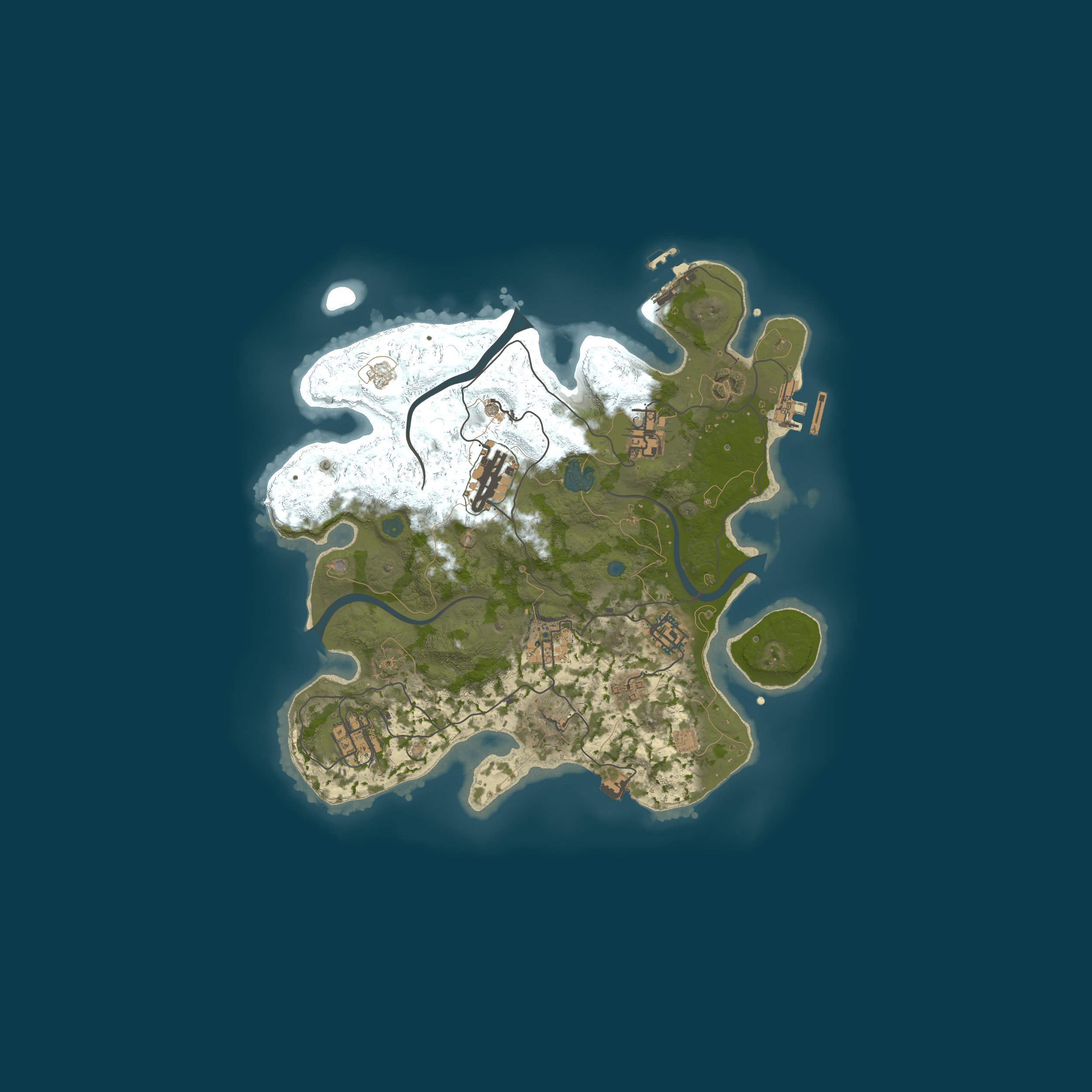 Procedural Map, size 3000, seed 913414008