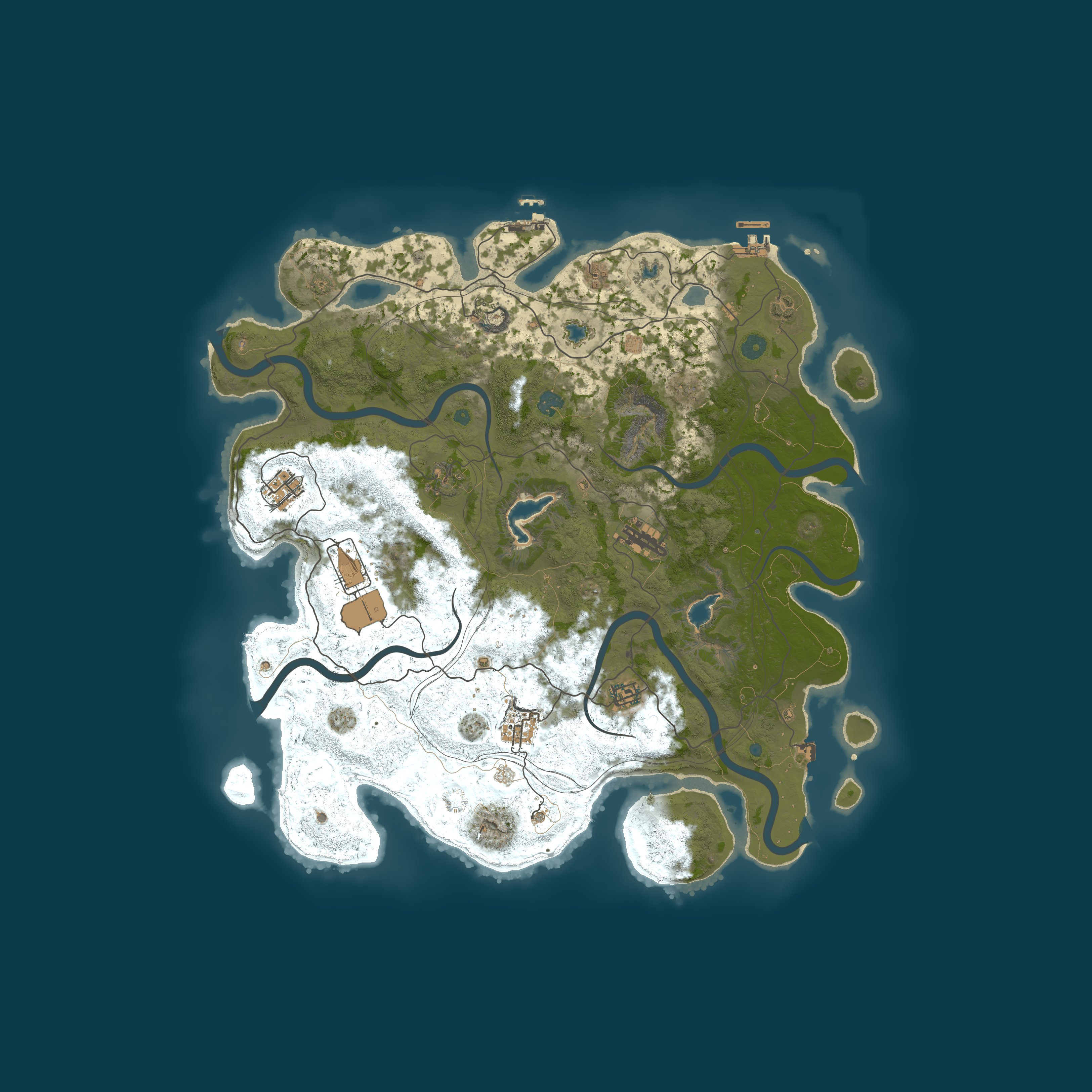 Map for THE VANILLA NW | NOOB|CASUAL | SOLO DUO TRIO QUAD | LOW POP