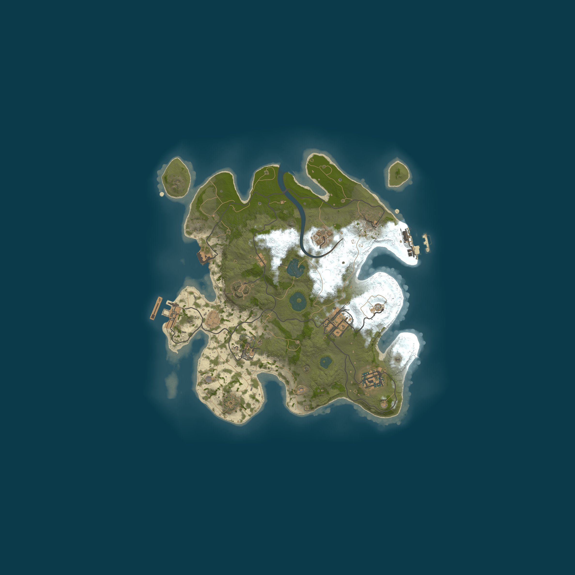 Procedural Map, size 2750, seed 1591203841