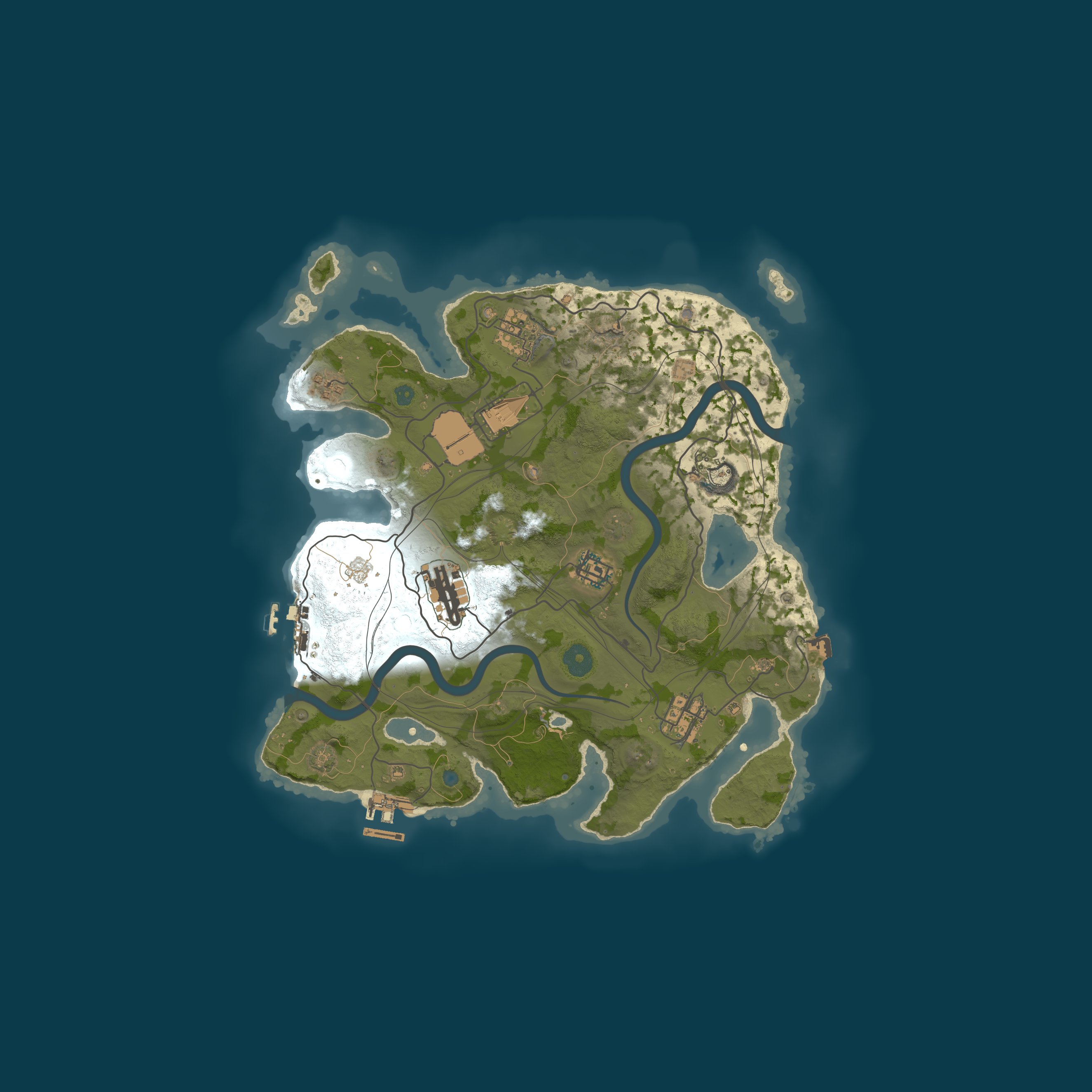 Map for [FR] [EU] RUST-PACIFIC | RAID TIME | SOLO/DUO/TRIO/QUAD