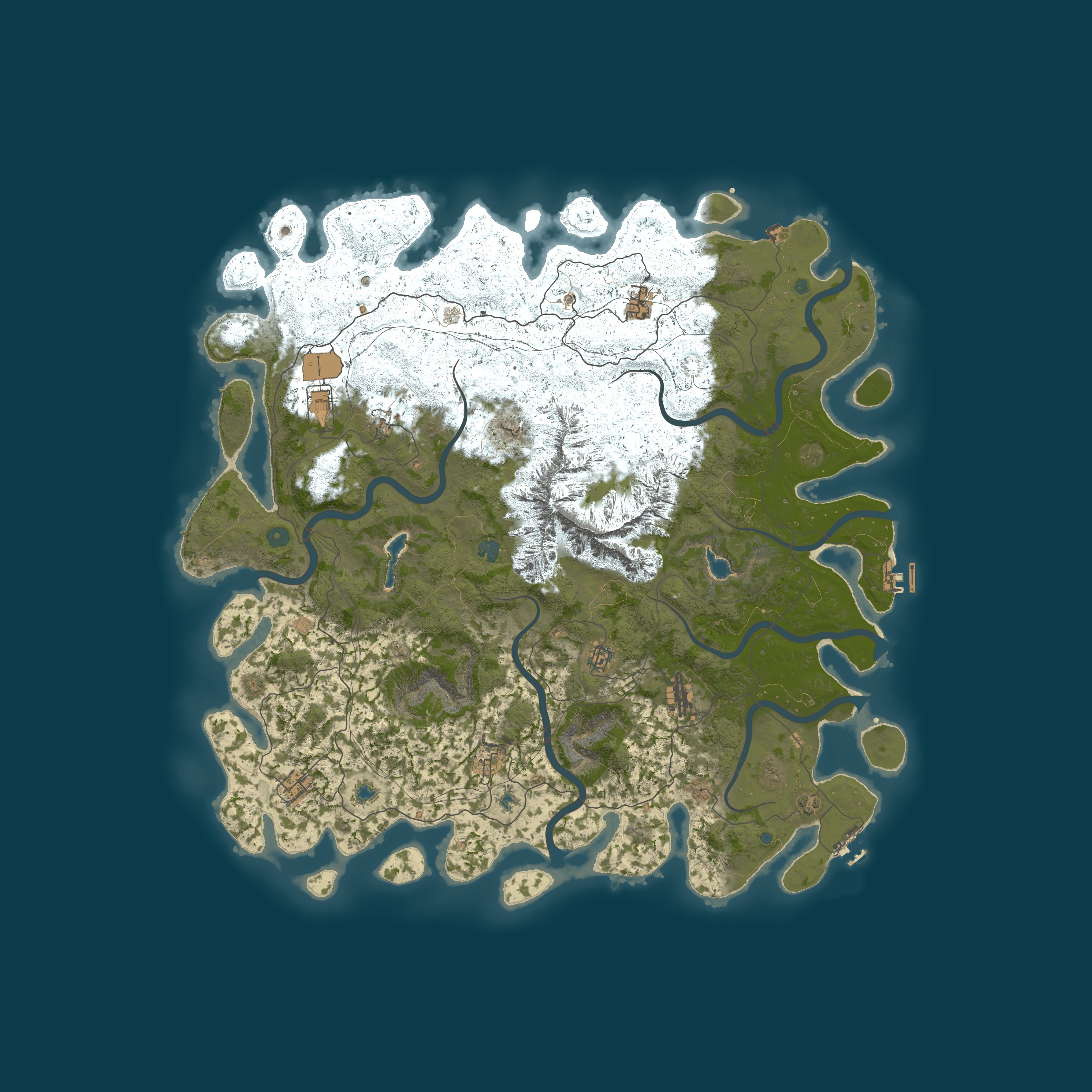 Map for Rusty Goats | Hybrid | War Mode | Solo/Duo/Trio