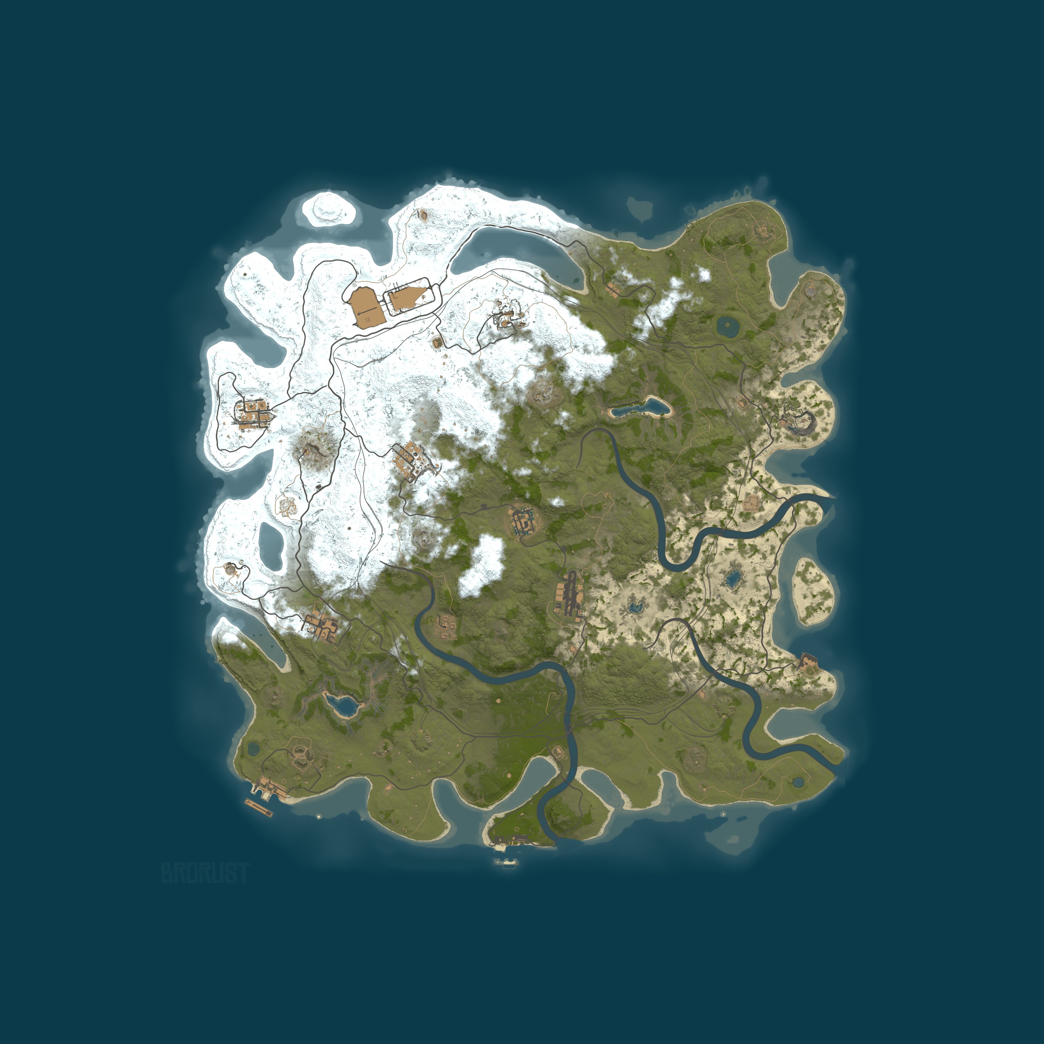 Карта сервера